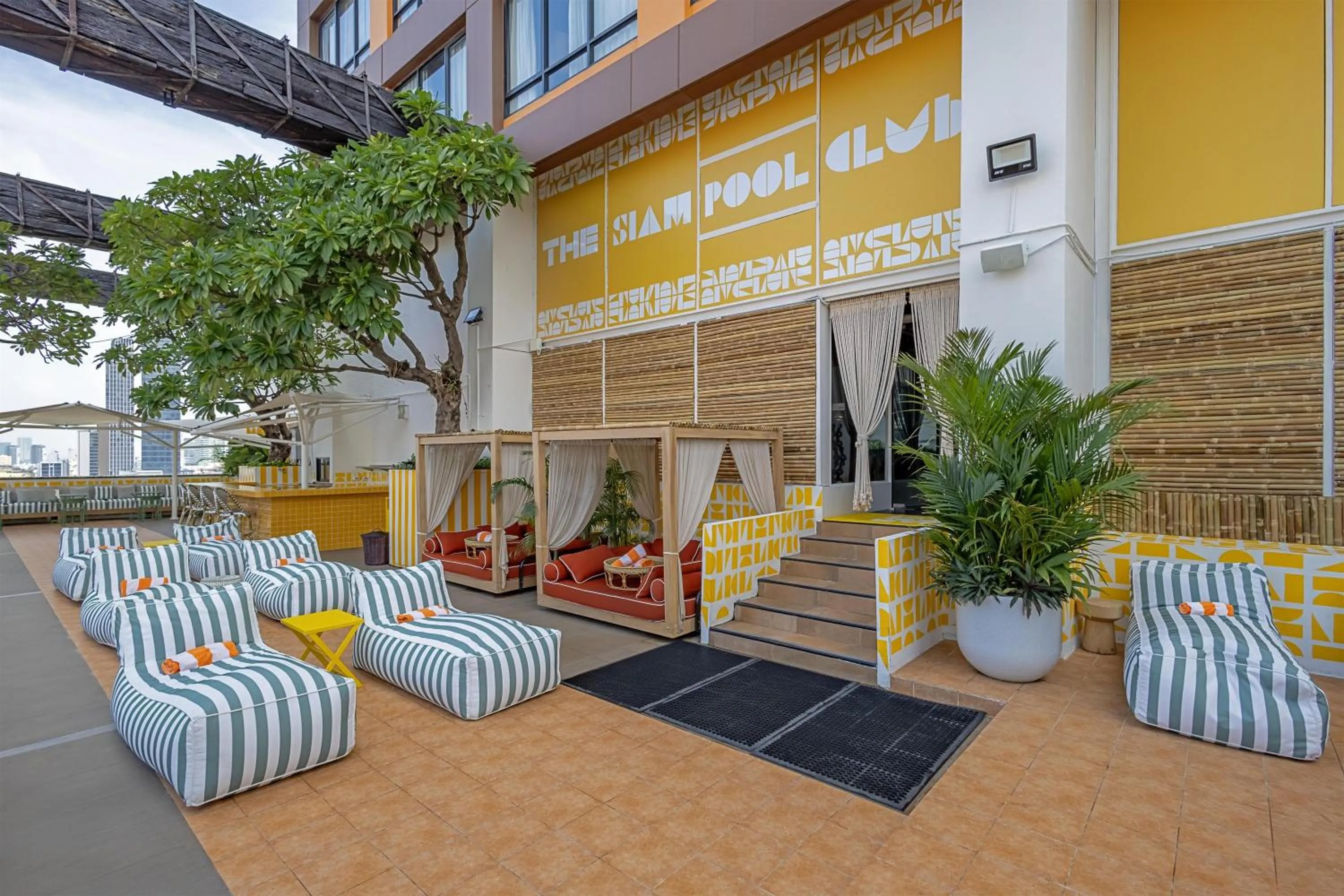 Pool view in Siam At Siam Design Hotel Bangkok