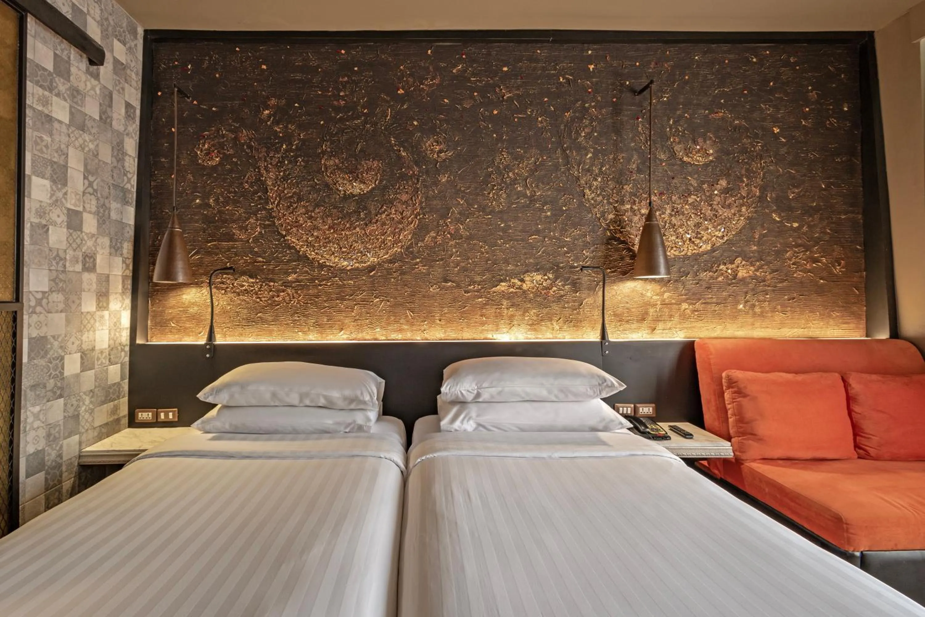 Bed in Siam At Siam Design Hotel Bangkok