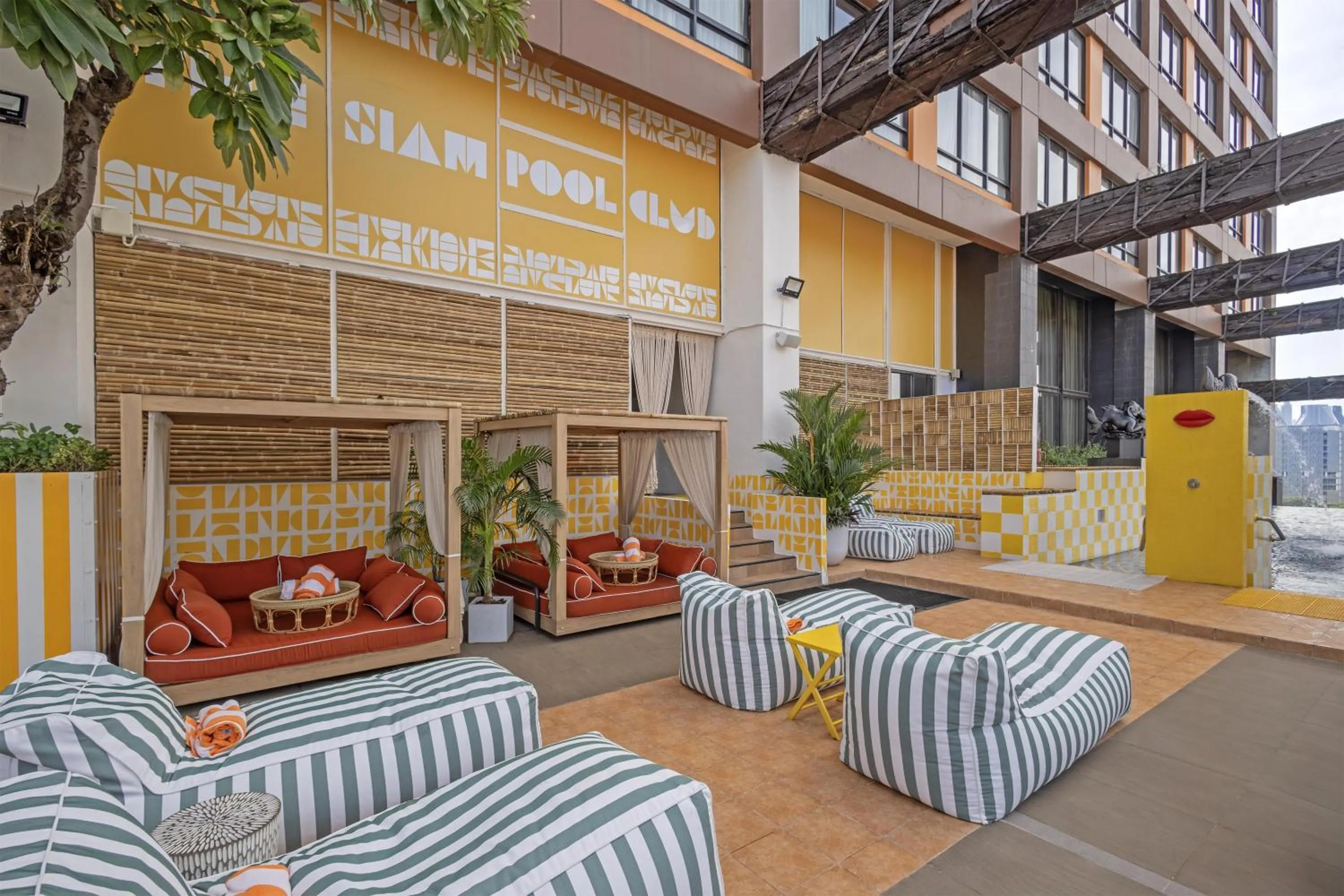 Pool view in Siam At Siam Design Hotel Bangkok