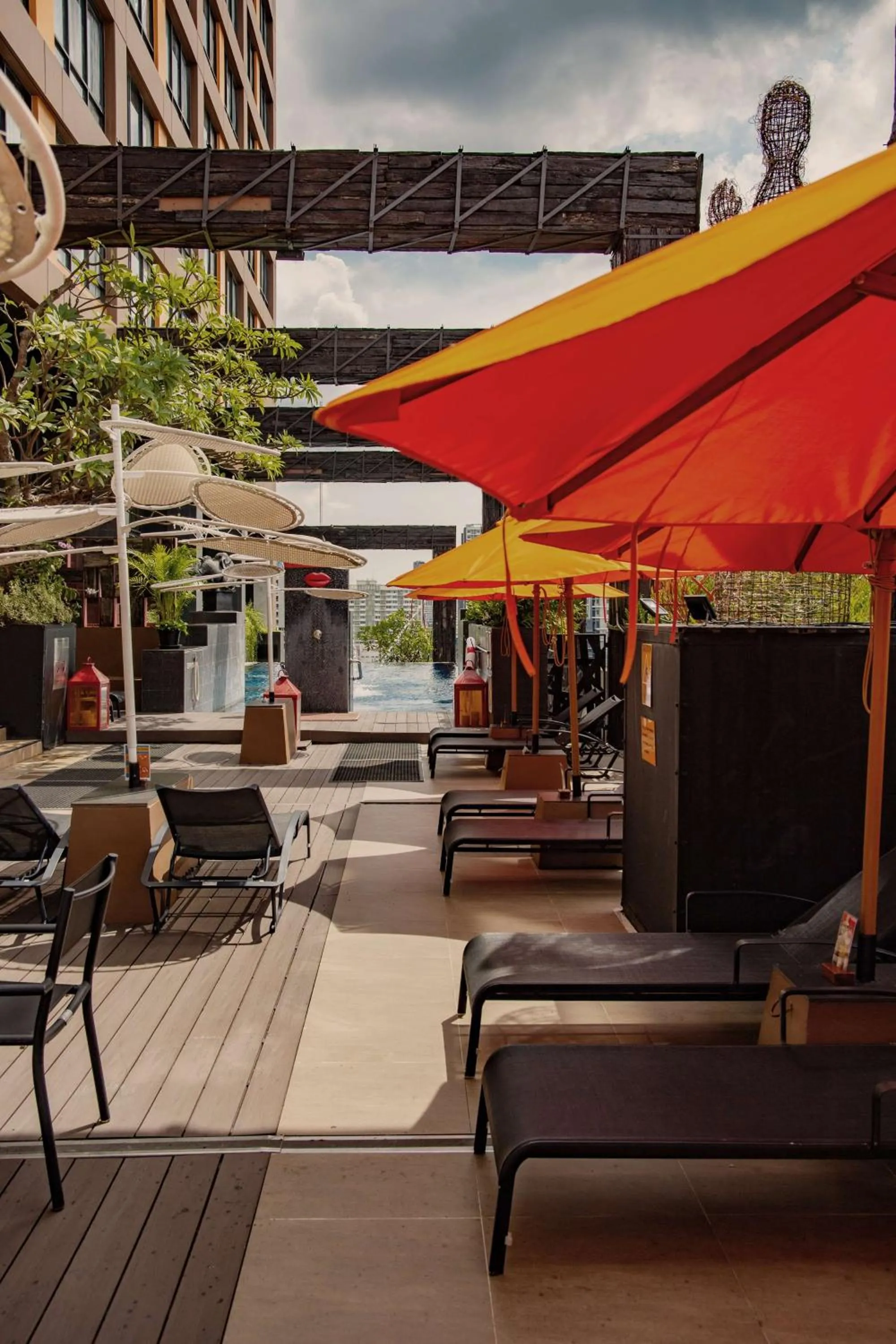 Pool view in Siam At Siam Design Hotel Bangkok