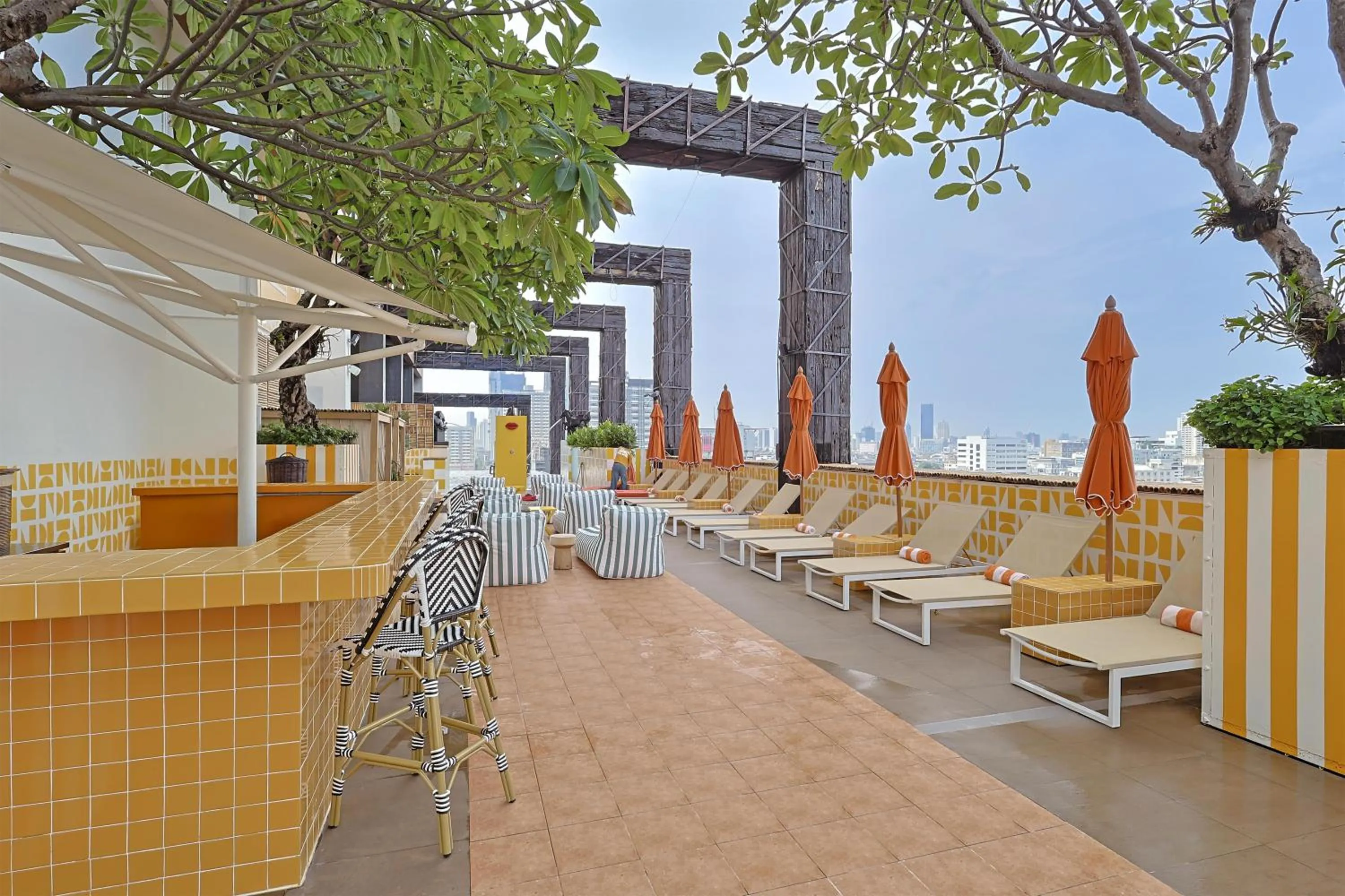 Pool view in Siam At Siam Design Hotel Bangkok