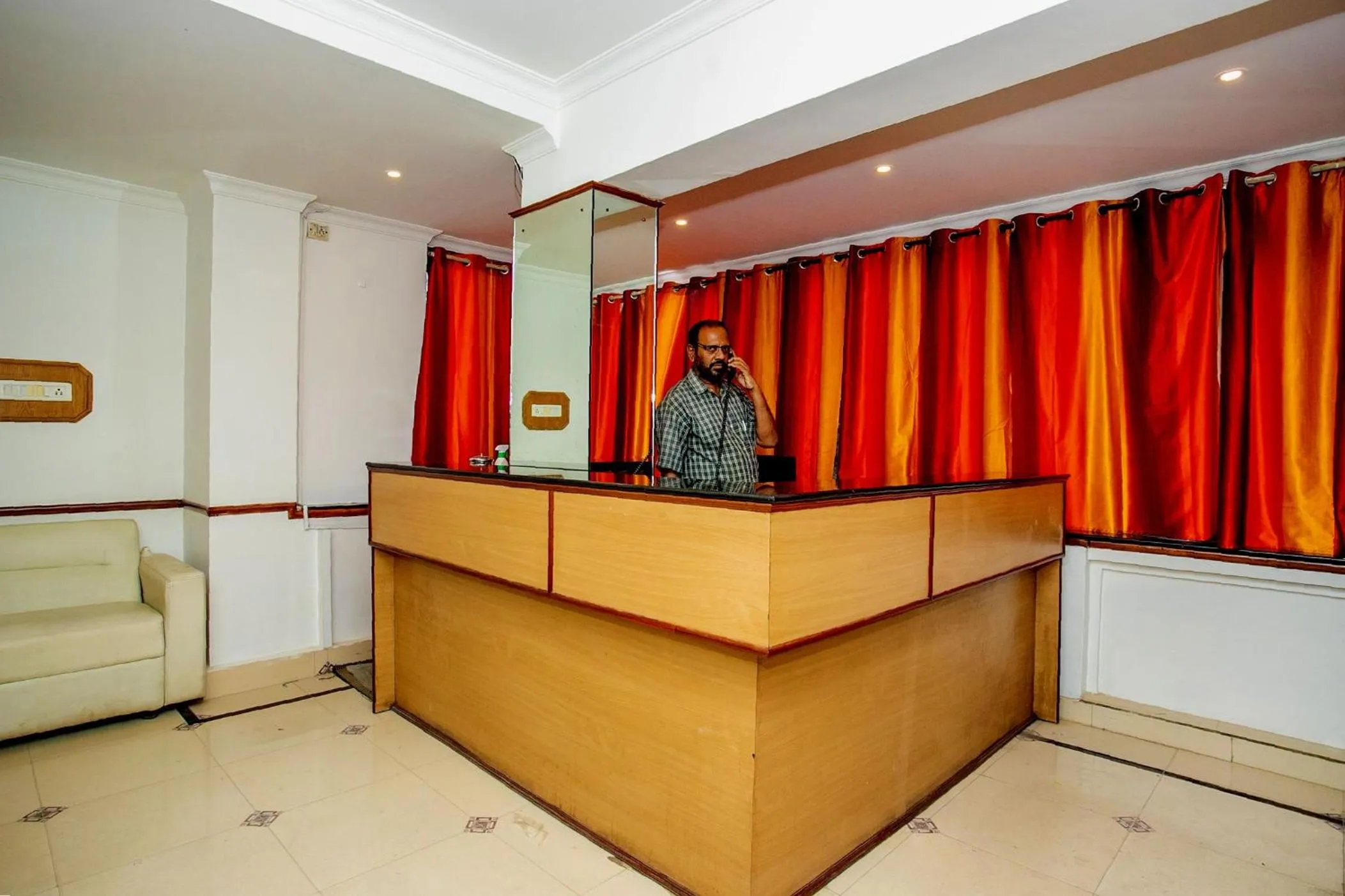 Lobby or reception in Hotel O Shree AMM Residency