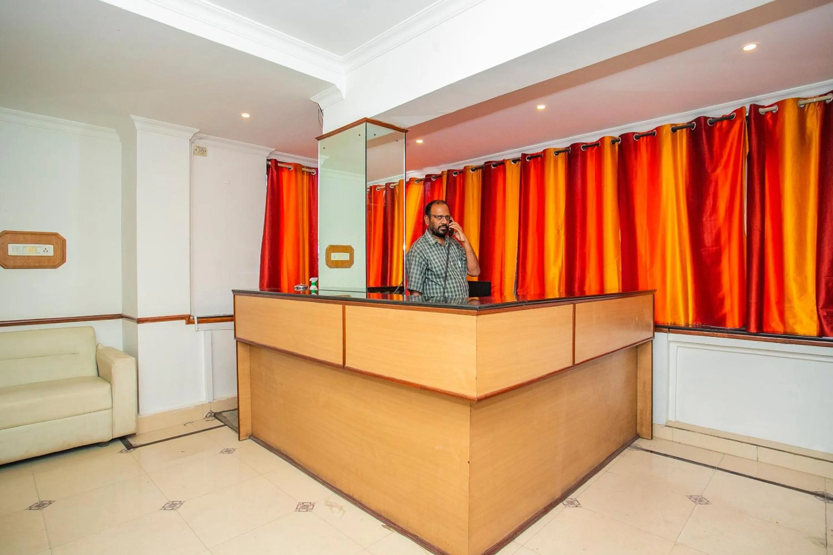 Lobby or reception in Hotel O Shree AMM Residency