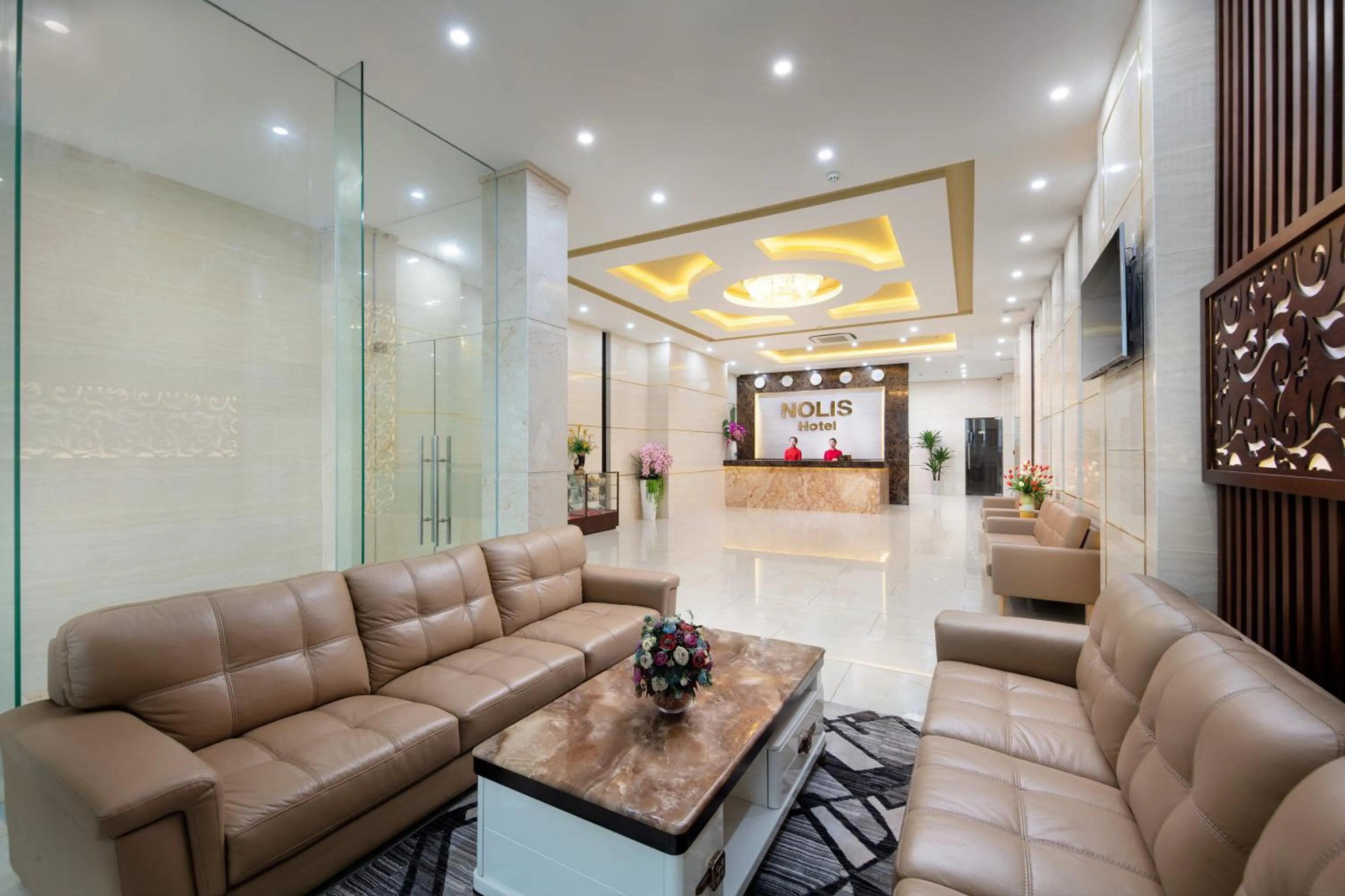 Lobby or reception in Nolis Hotel