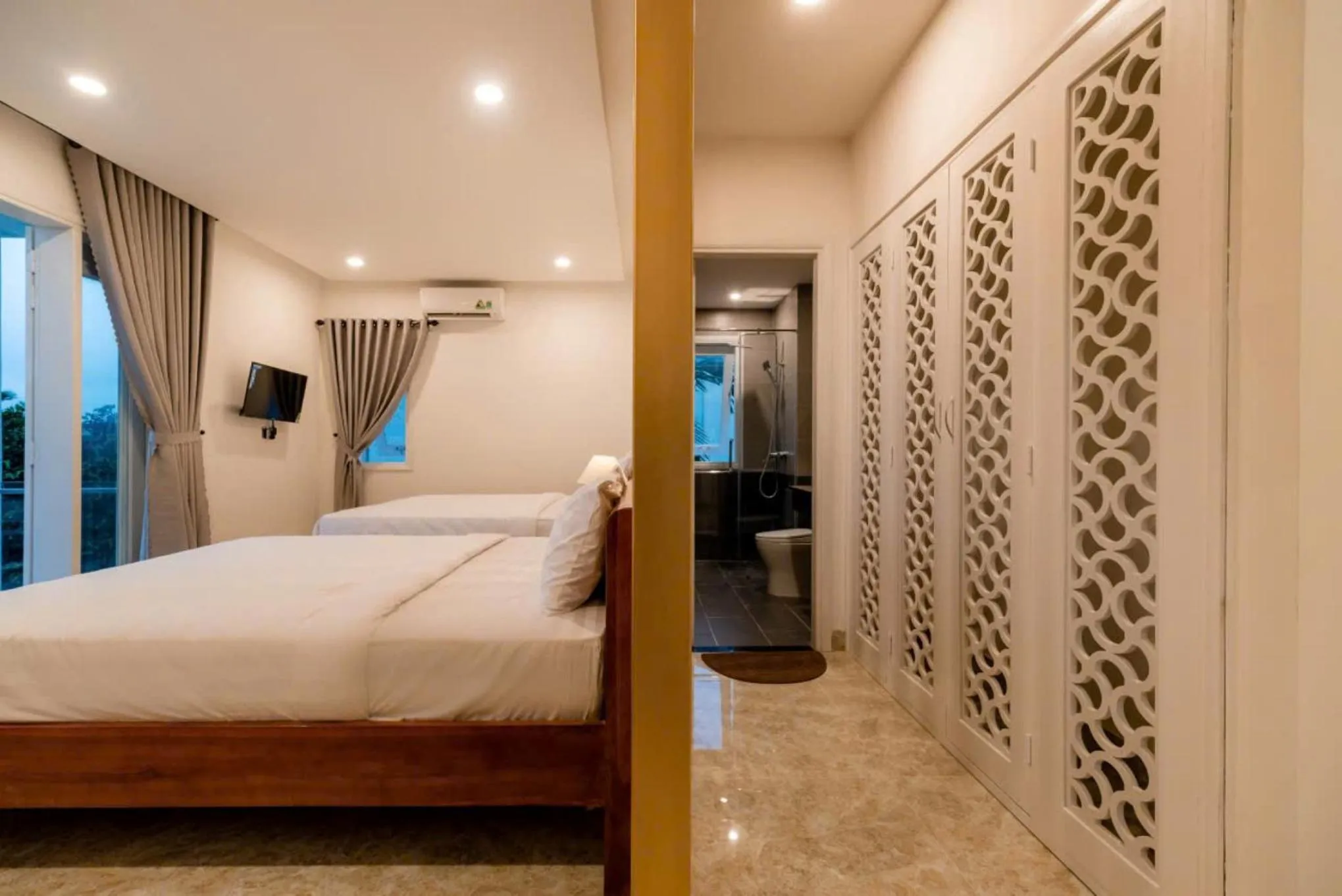 Bed in Chi Thanh Villa
