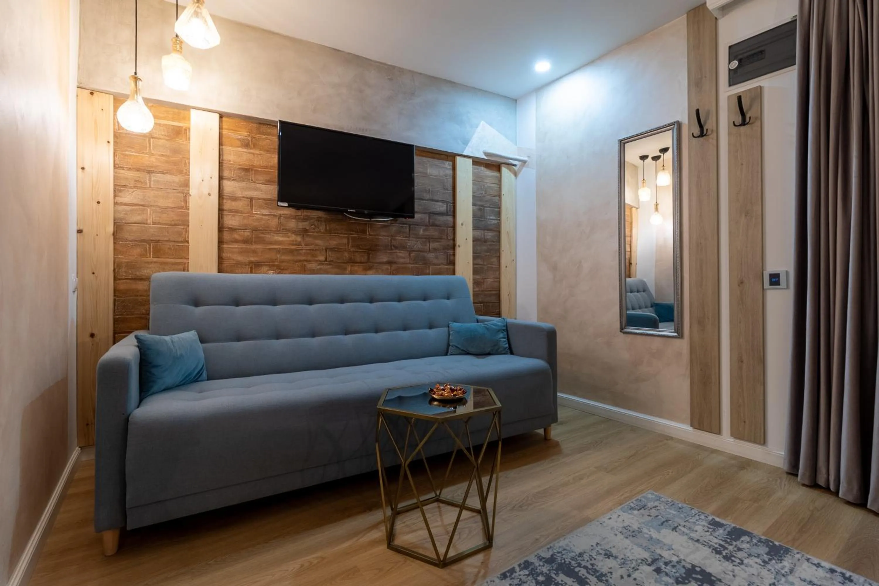 Seating area in Lumiere House Sibiu