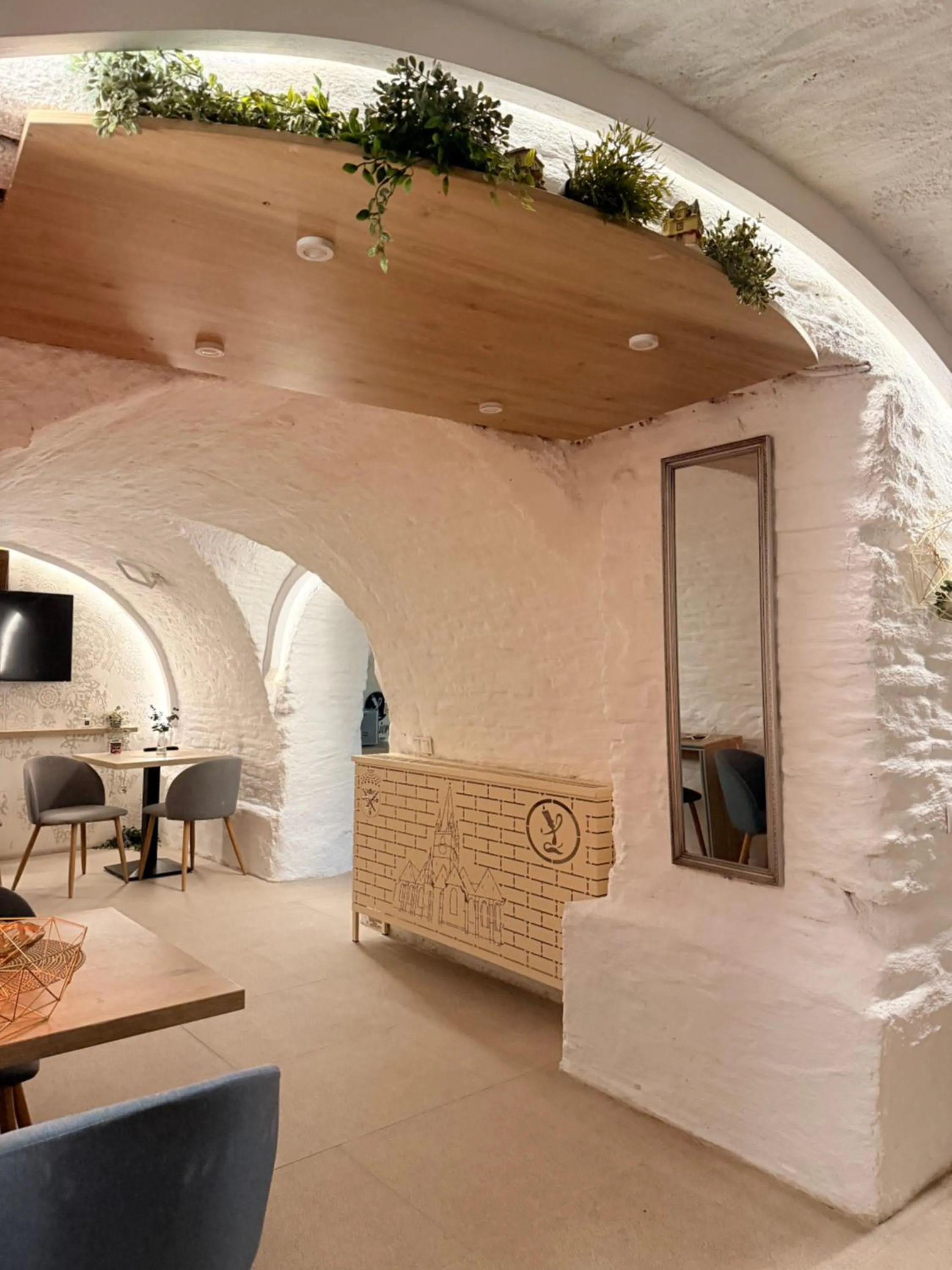 Seating area in Lumiere House Sibiu