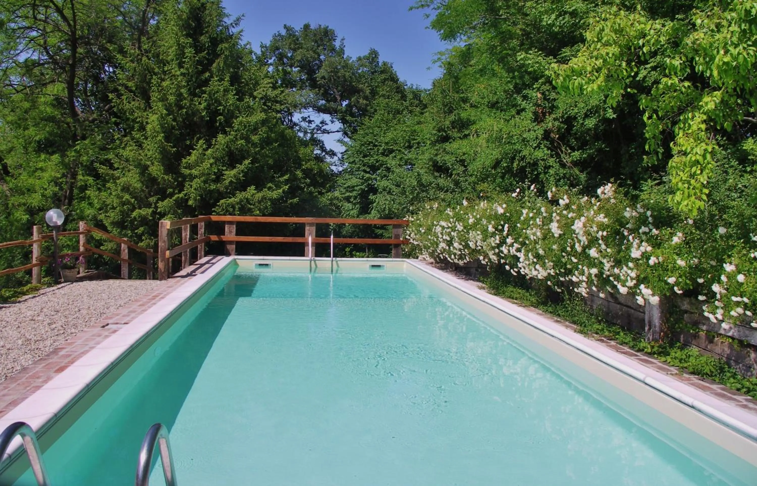 Garden view in La Traversina