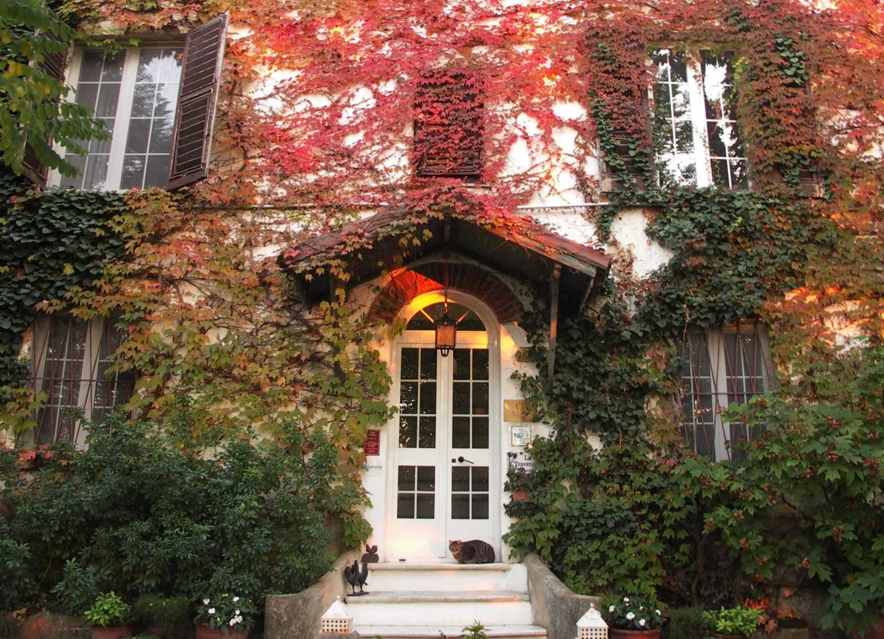 Facade/entrance in La Traversina