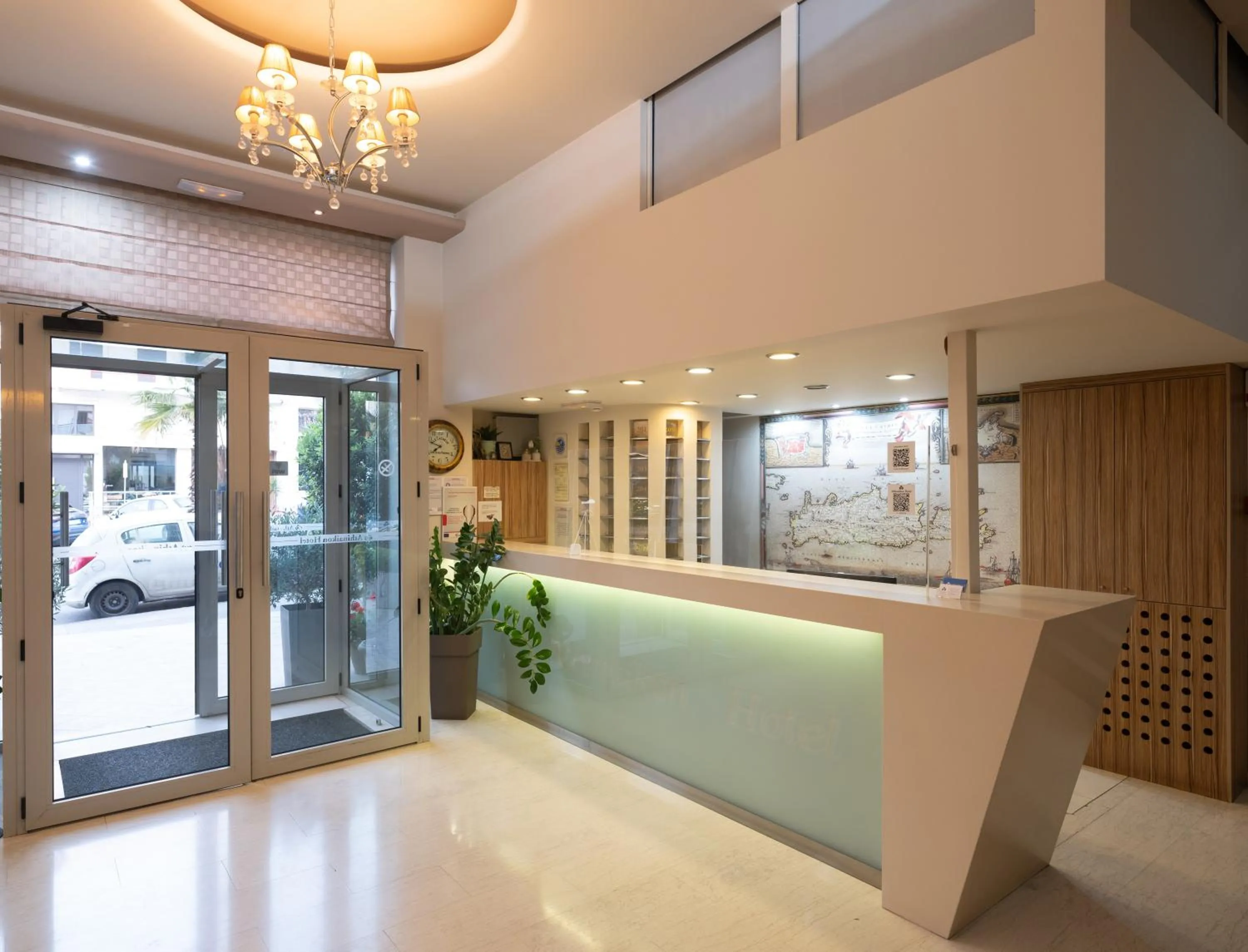 Lobby or reception in Athinaiko Hotel