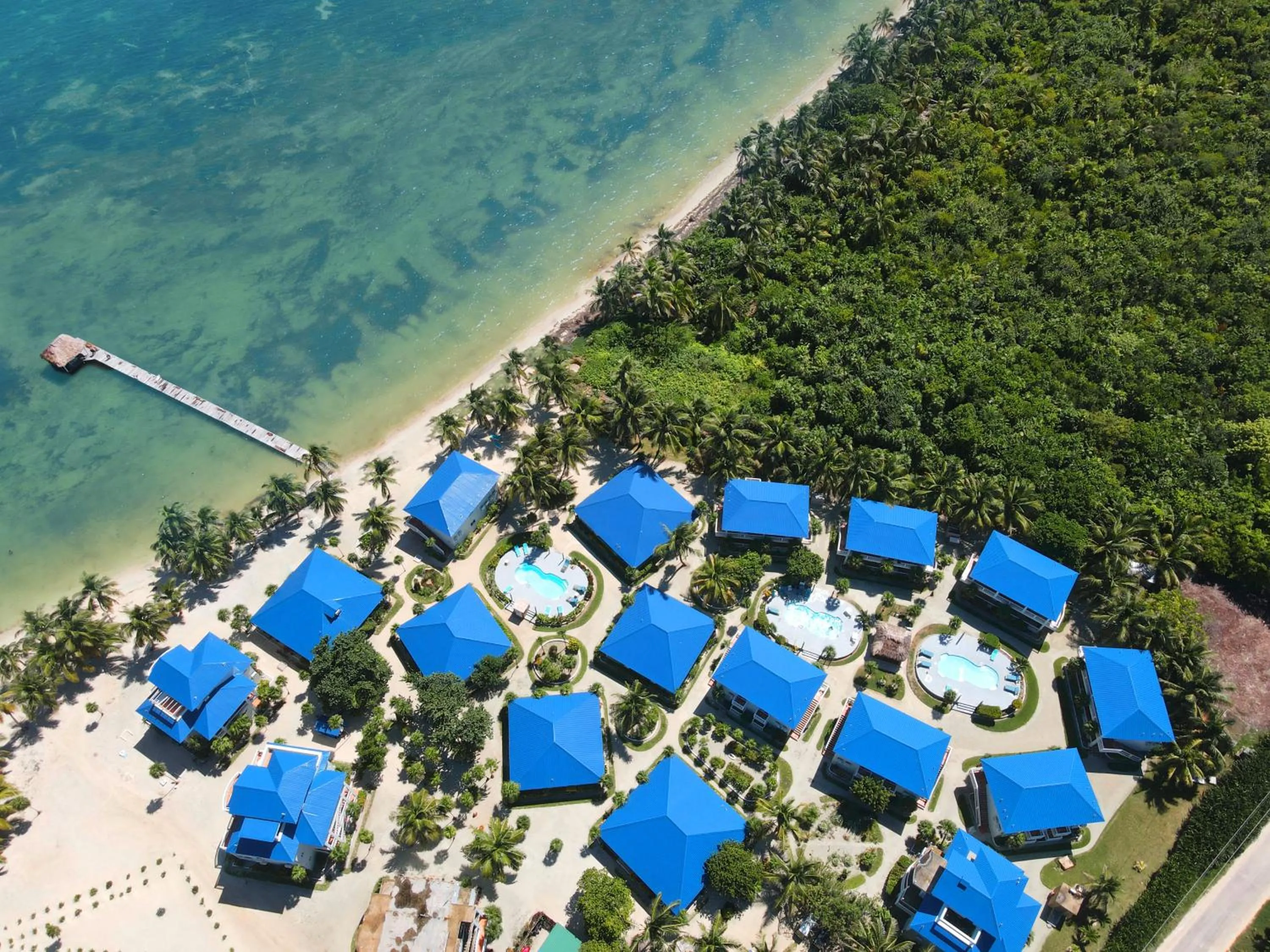 Bird's eye view in Sapphire Beach Resort