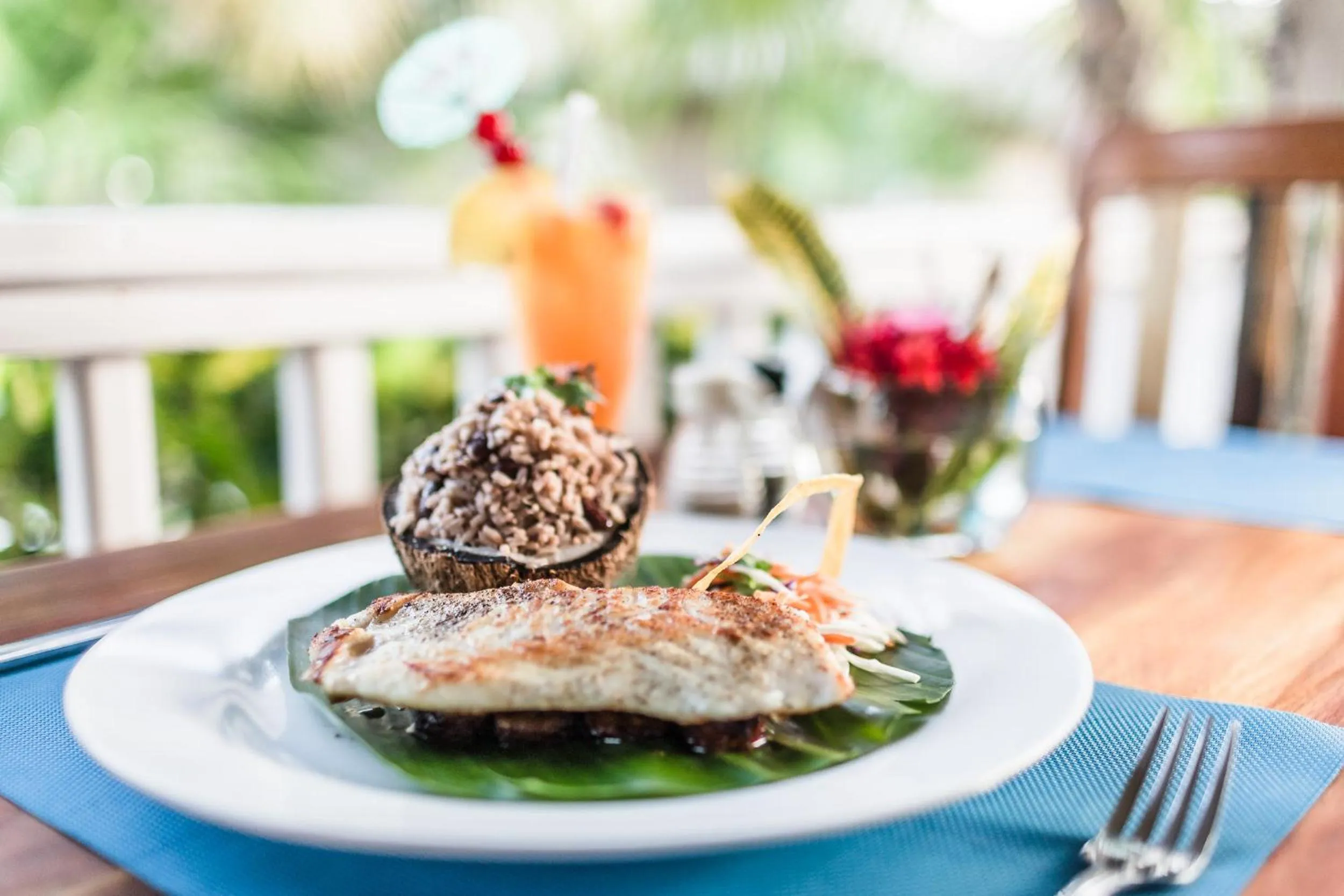 Food in Sapphire Beach Resort