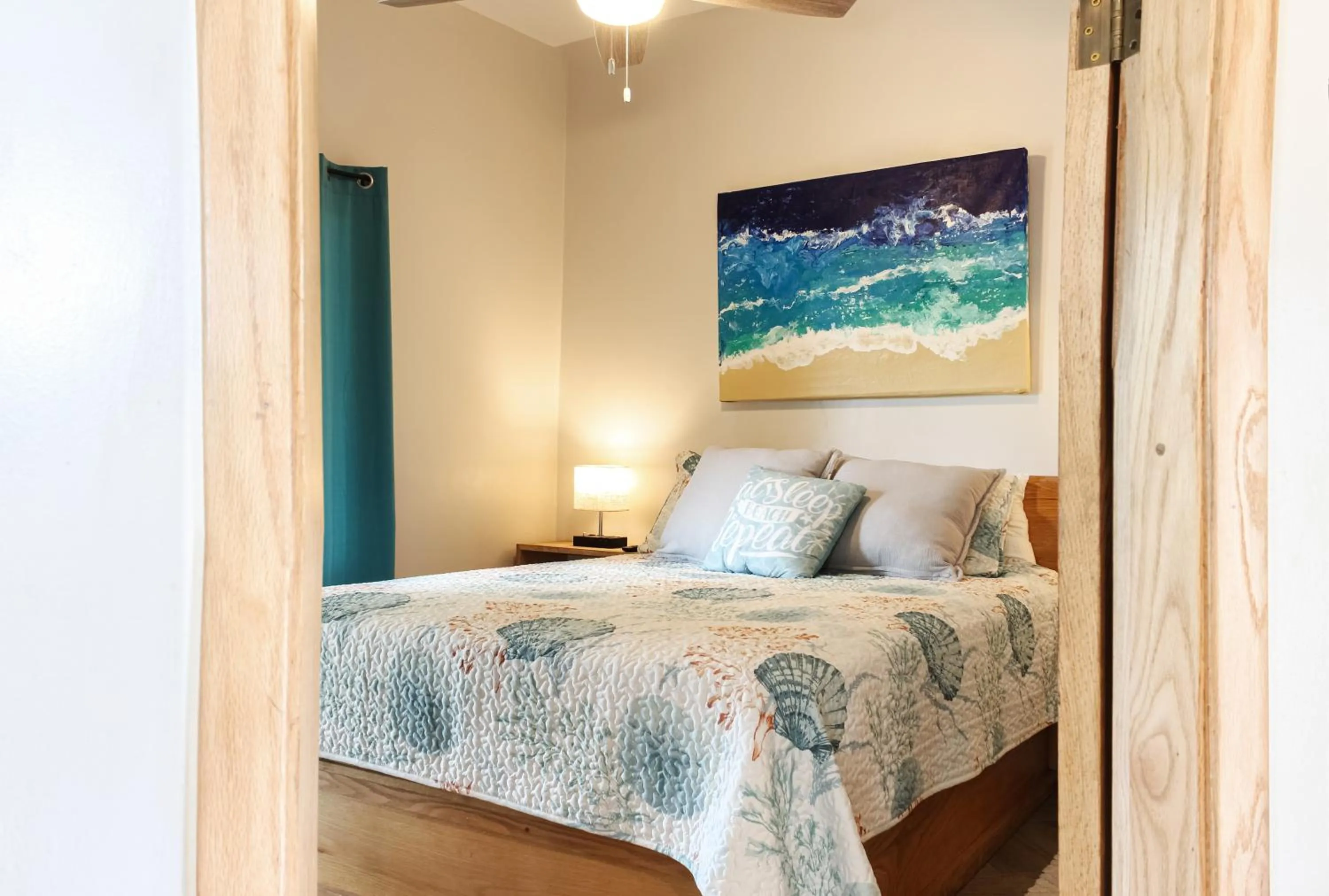 Bed in Sapphire Beach Resort