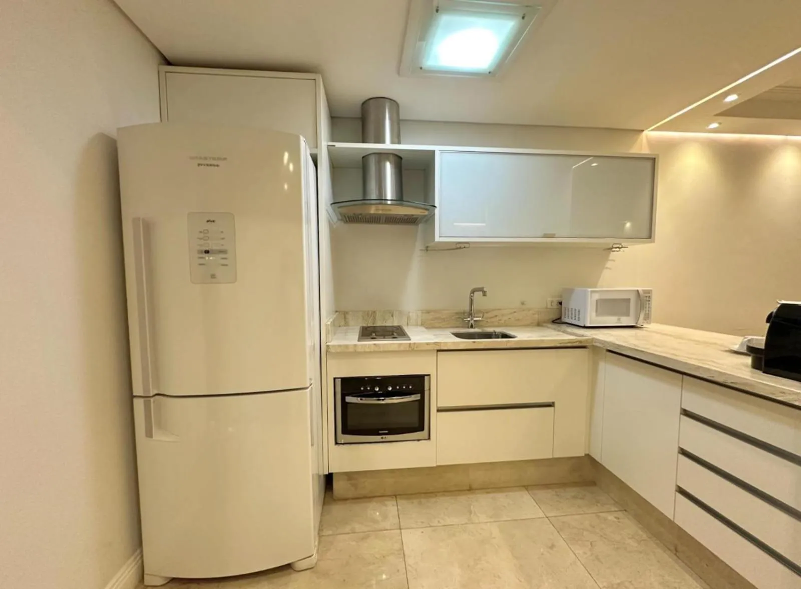 Kitchen or kitchenette in Travel Inn Flats Jardins