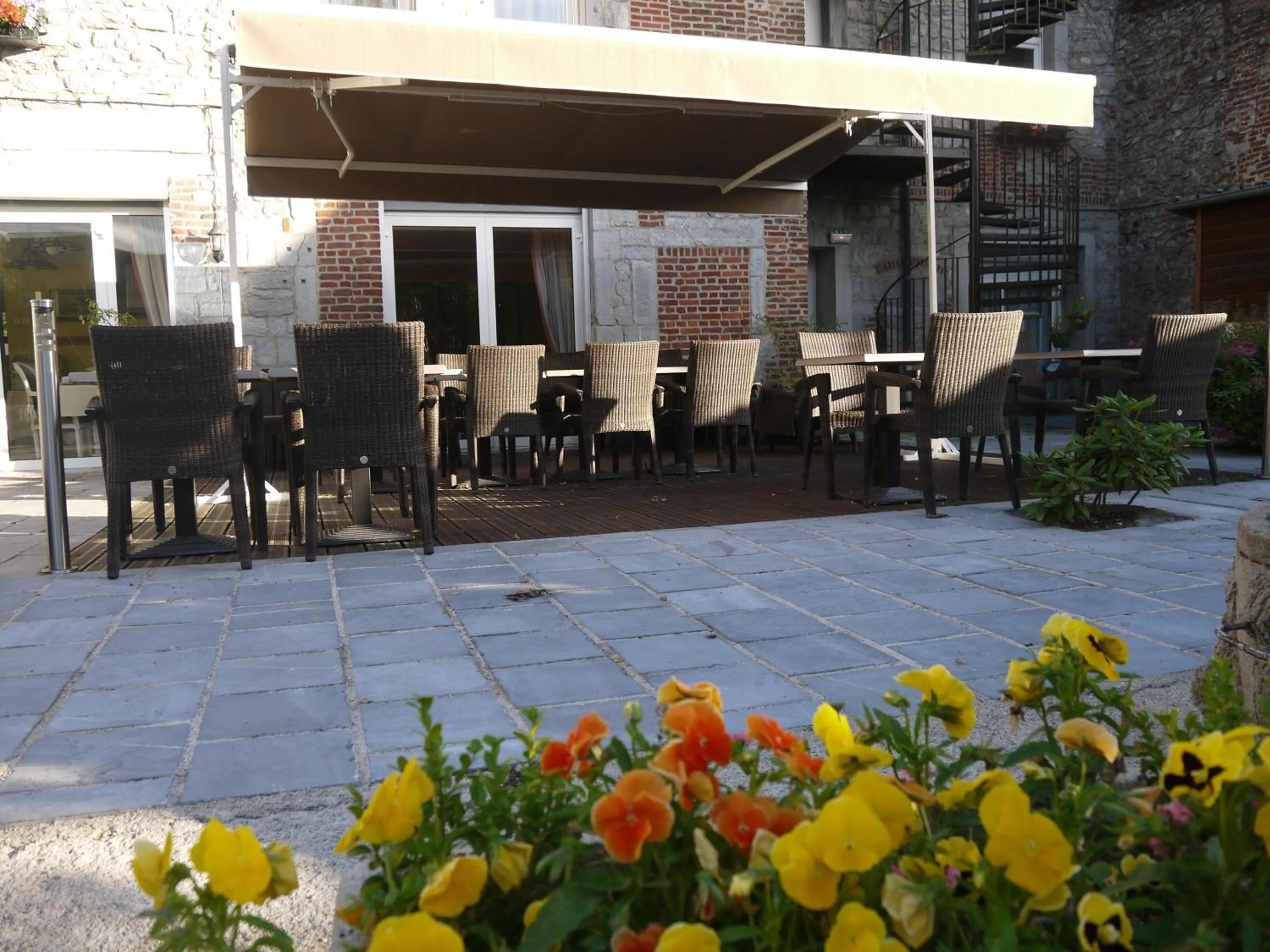 Balcony/Terrace in Hotel Val Saint Hilaire