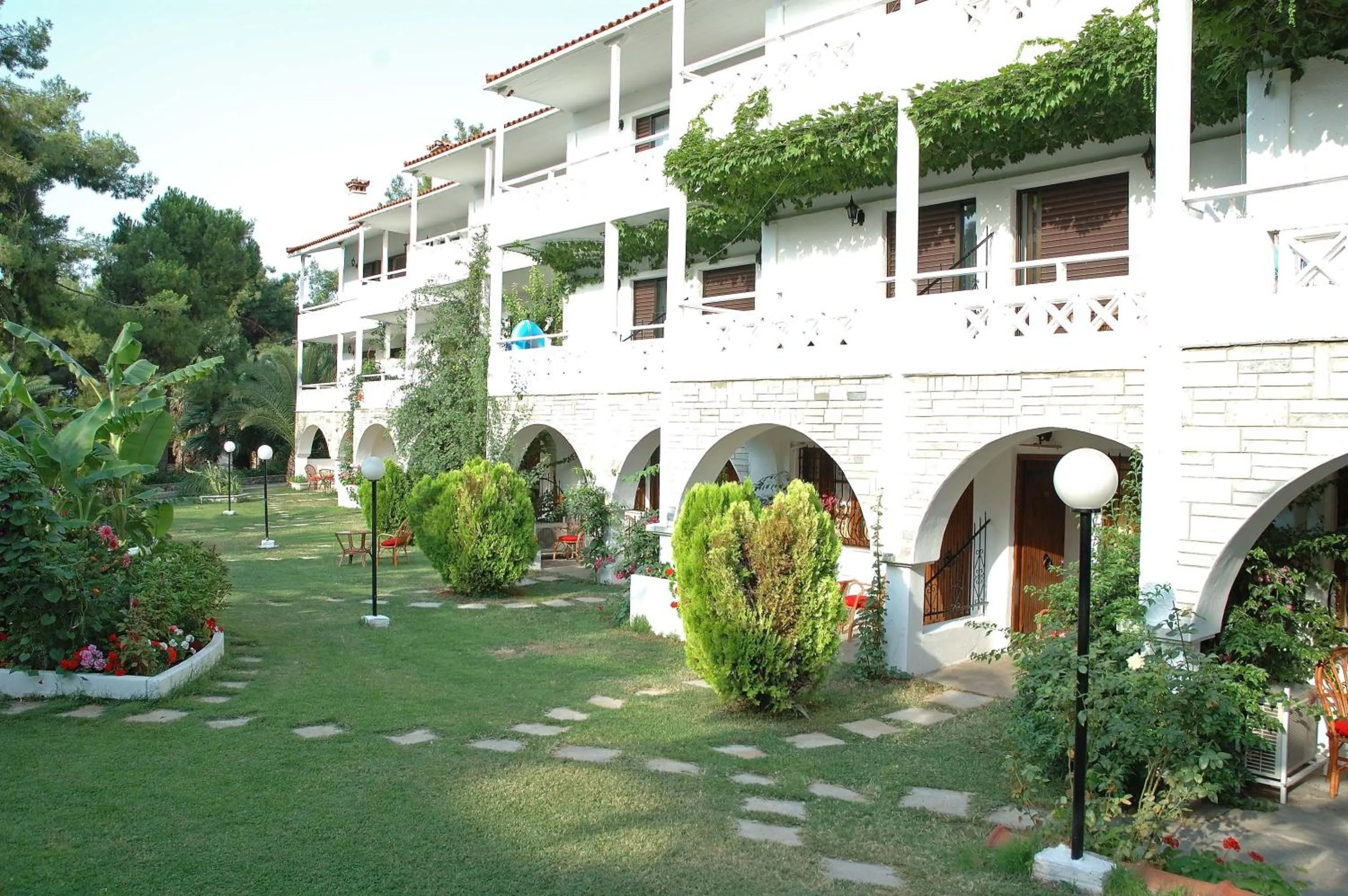 Property building in Porfi Beach Hotel