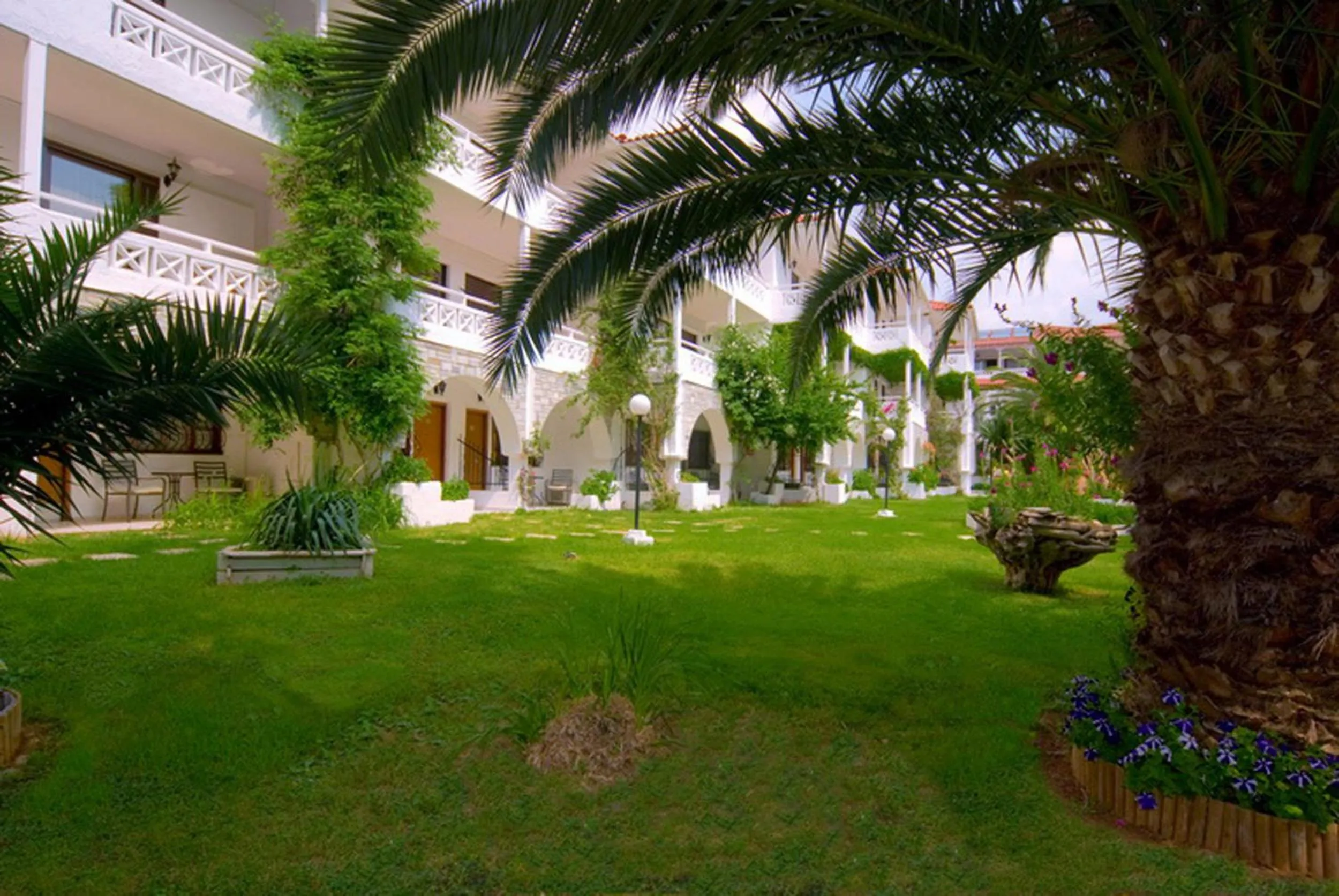 Property building in Porfi Beach Hotel