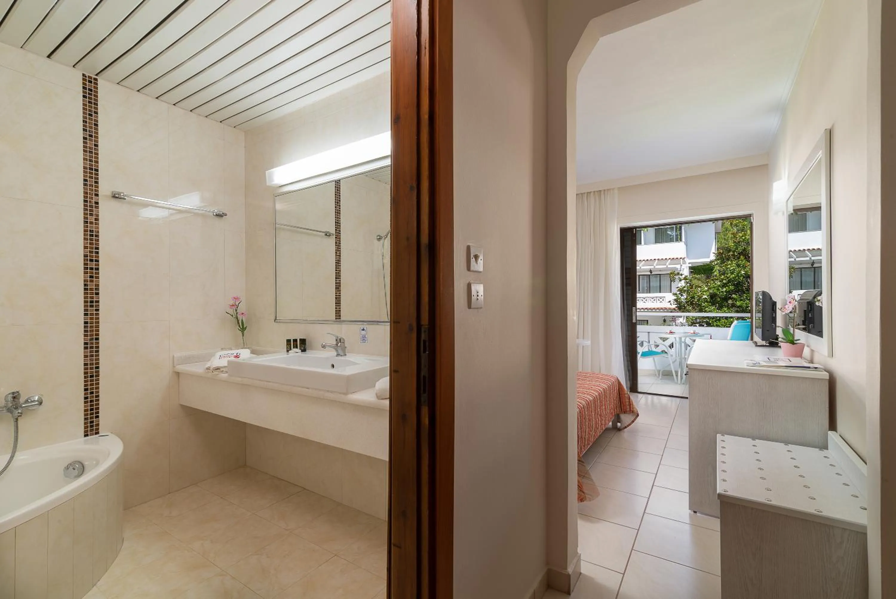 Bathroom in Porfi Beach Hotel