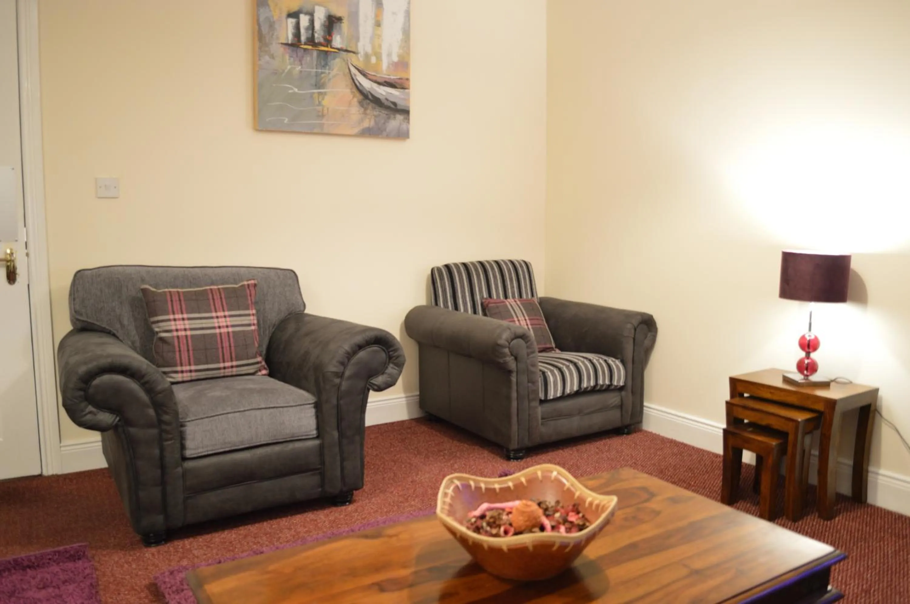 Living room in The Townhouse Newcastle