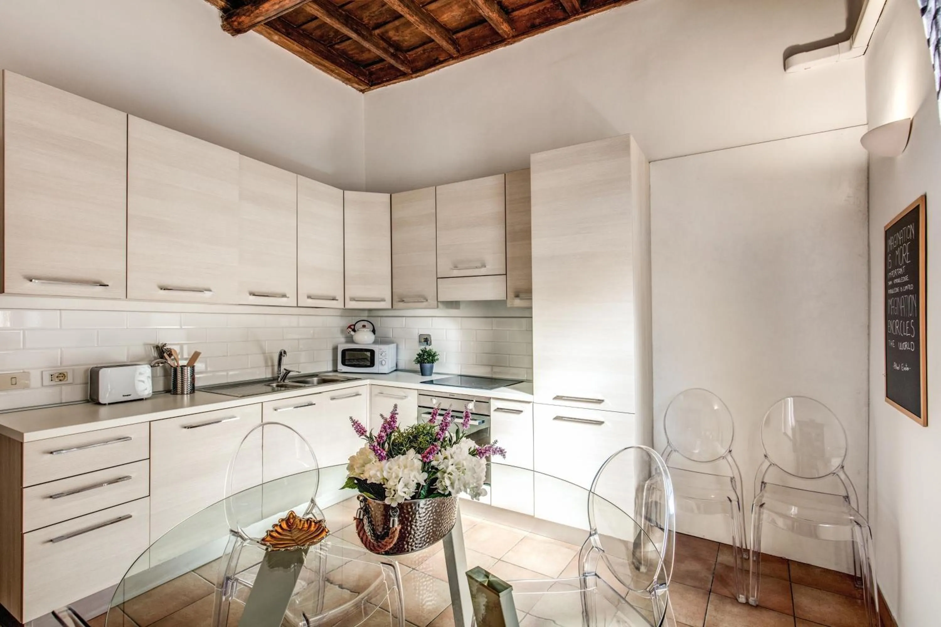 Kitchen or kitchenette in Colosseo Miracle Suite