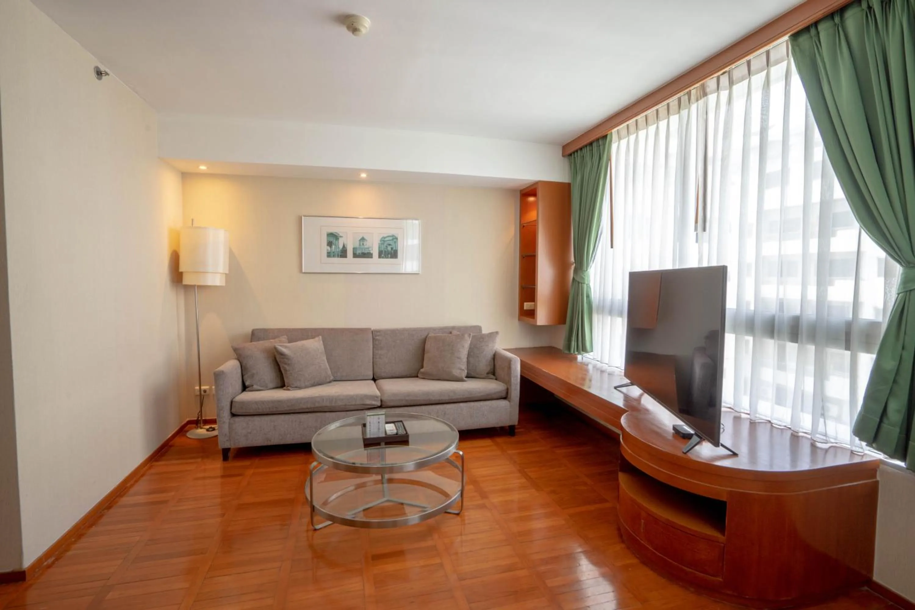 Living room in AT EASE saladaeng by AETAS