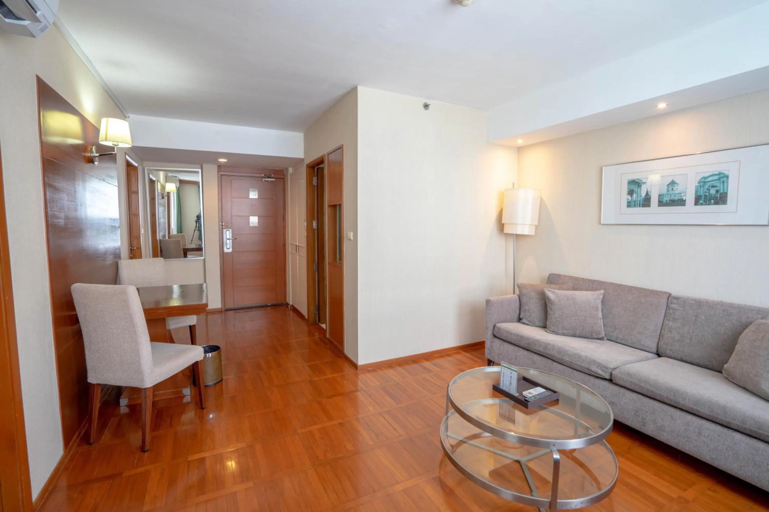 Living room in AT EASE saladaeng by AETAS