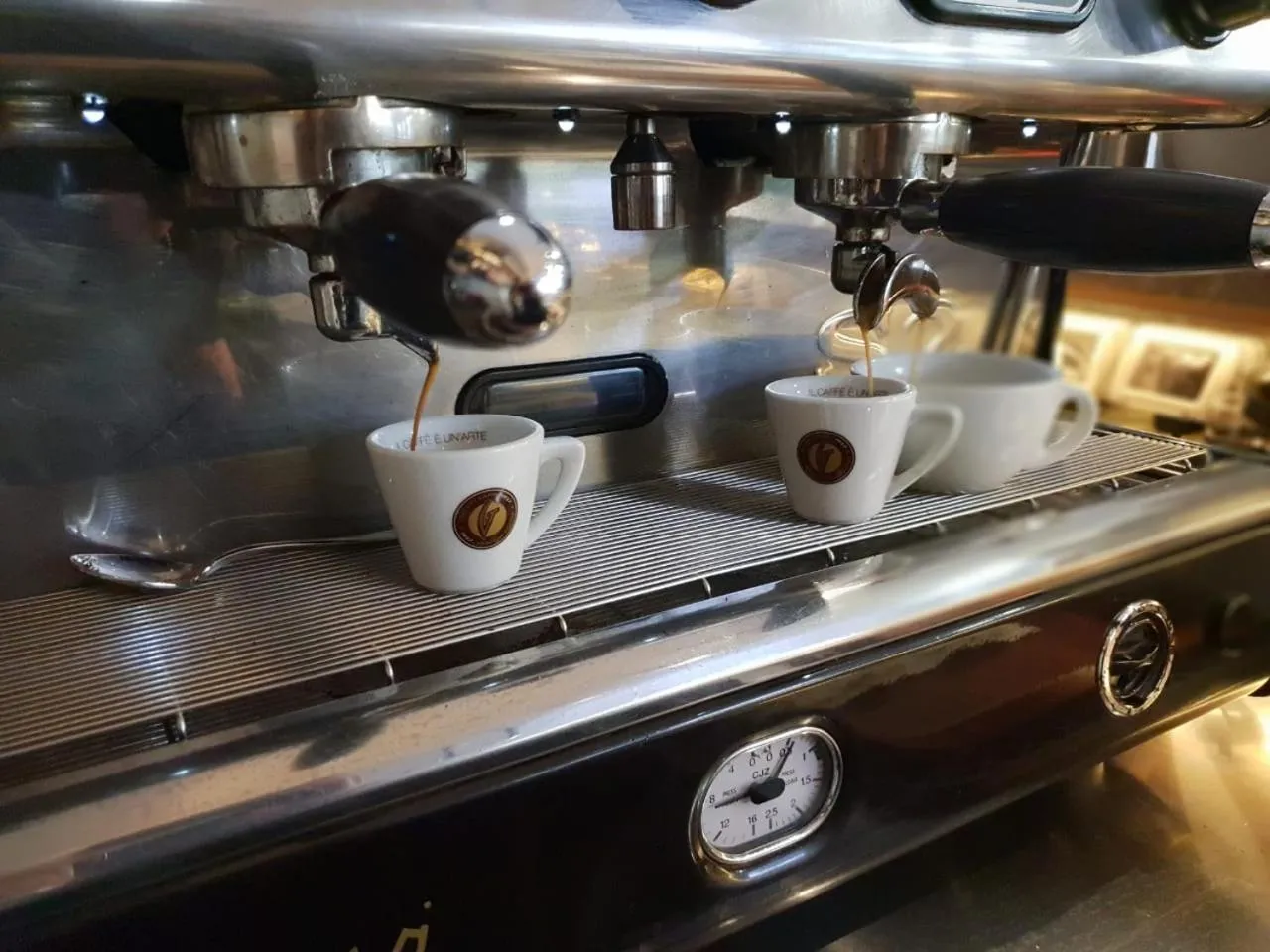 Decorative detail in Metro Hotel Tirana