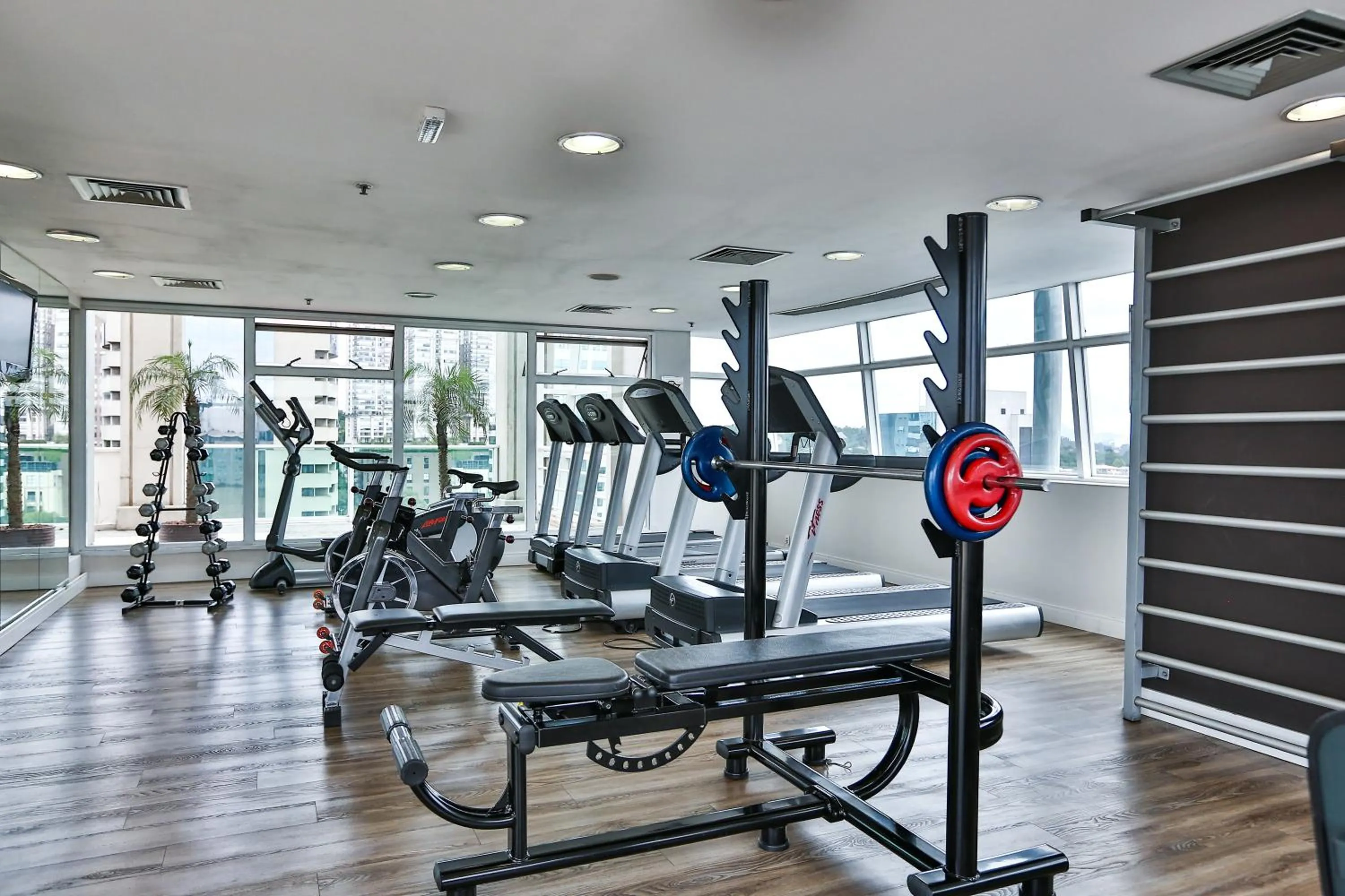 Fitness centre/facilities in Park Inn by Radisson Berrini