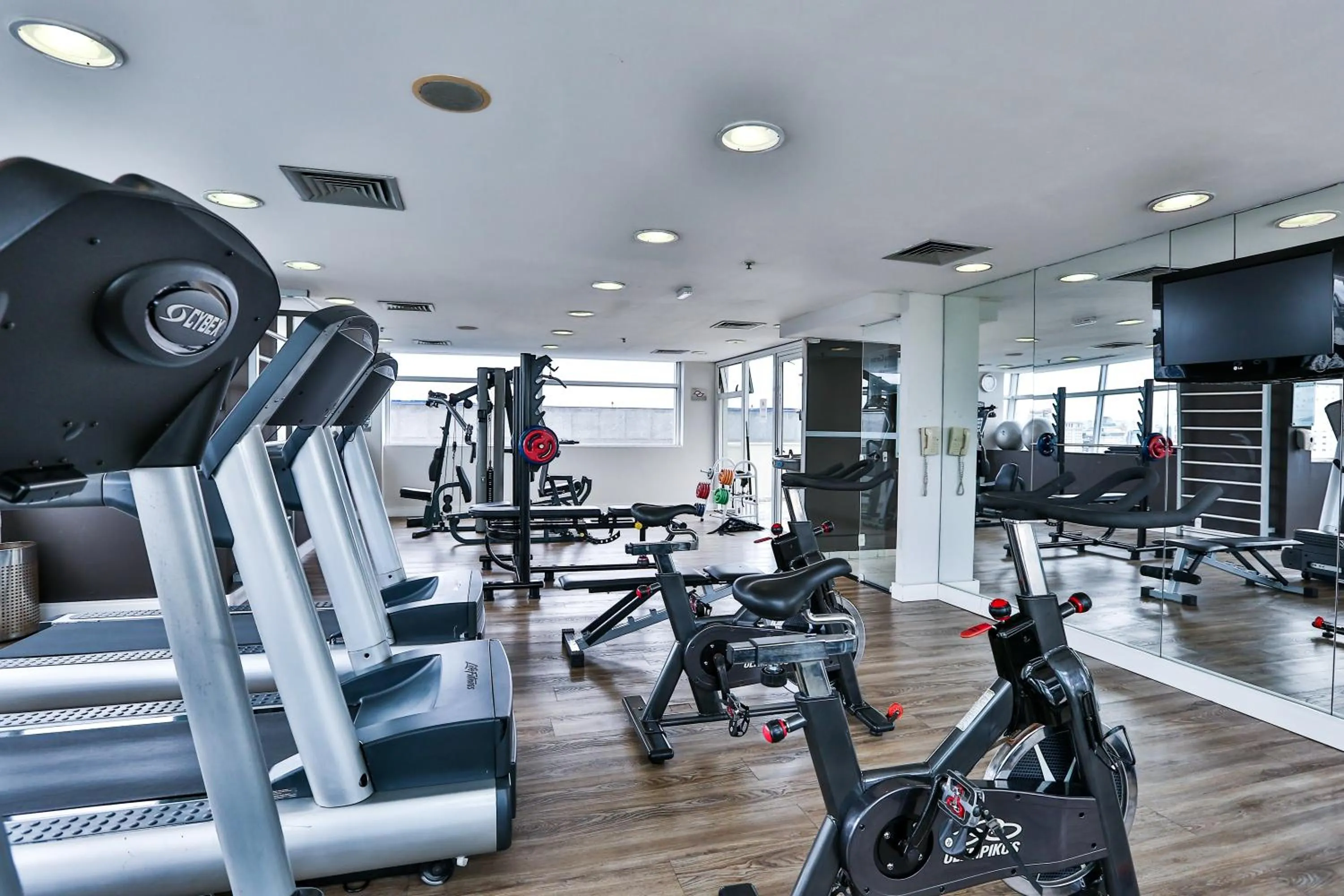 Fitness centre/facilities in Park Inn by Radisson Berrini