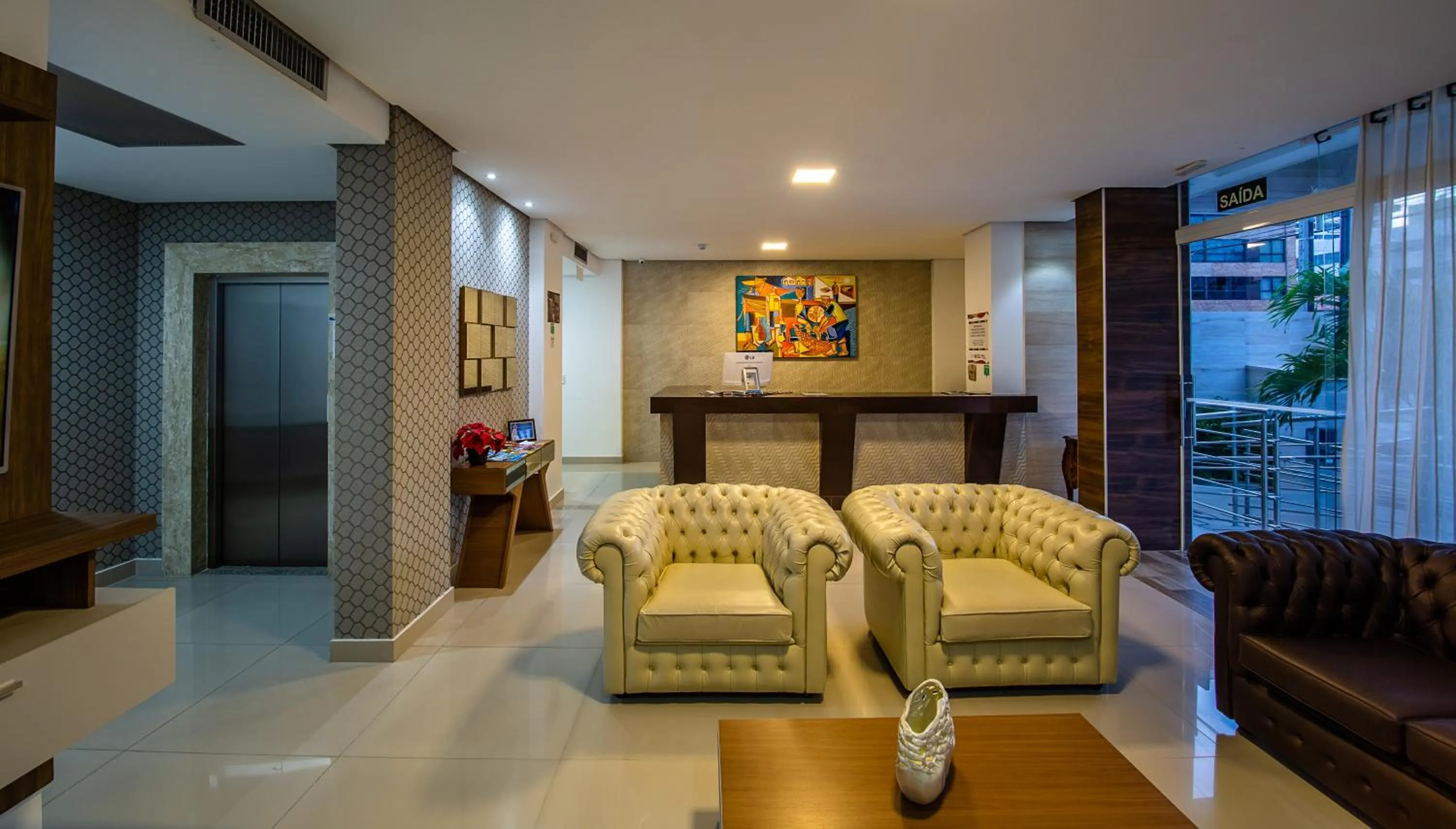 Lobby or reception in Tambau Beach Hotel