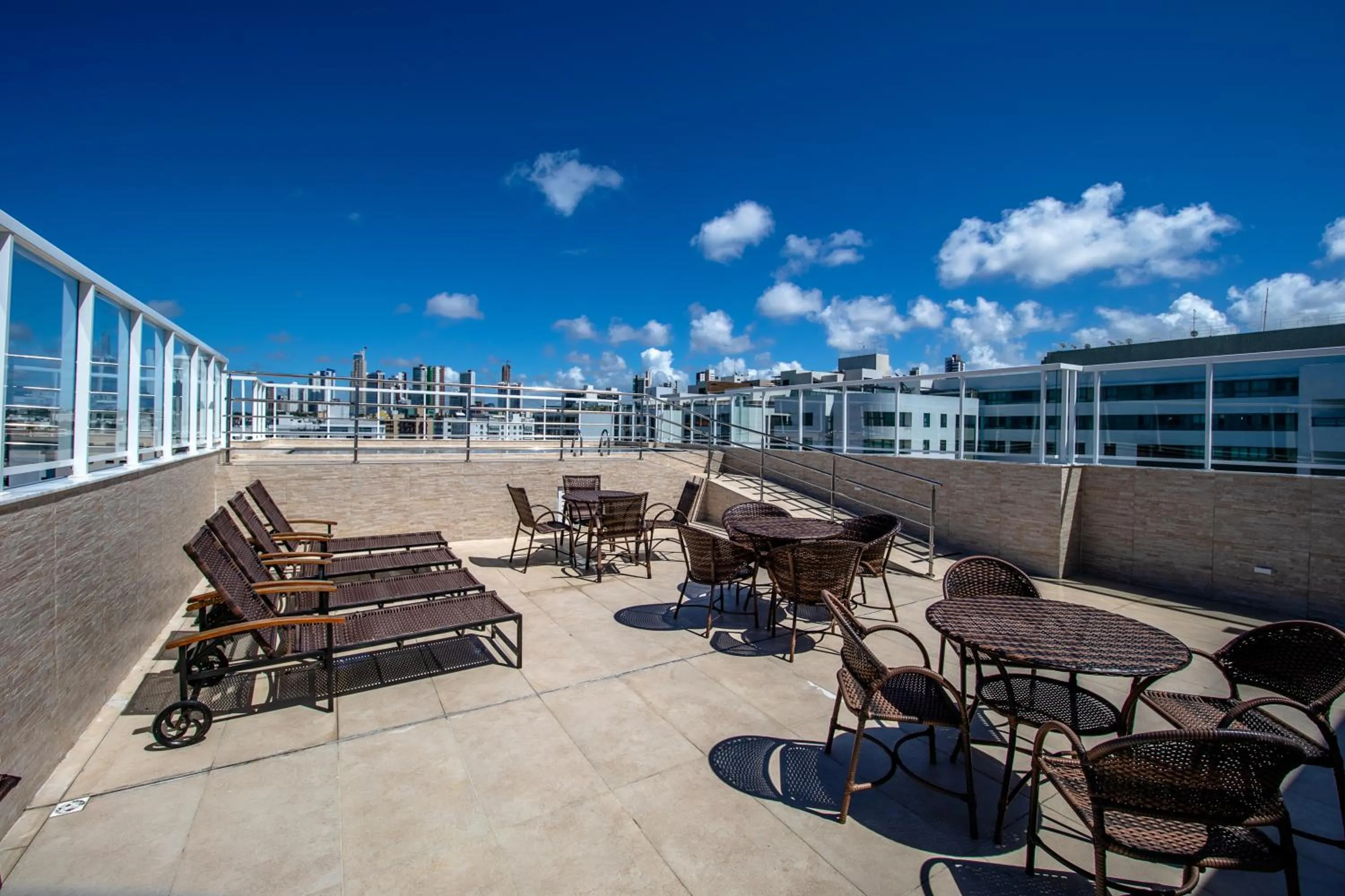 sunbed in Tambau Beach Hotel