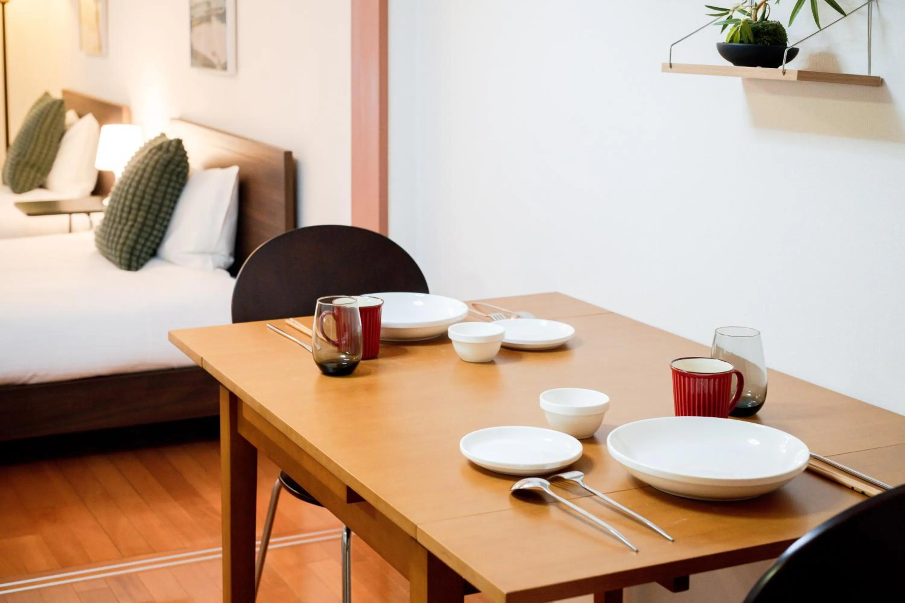 Bed in GuestHouse MIYABI