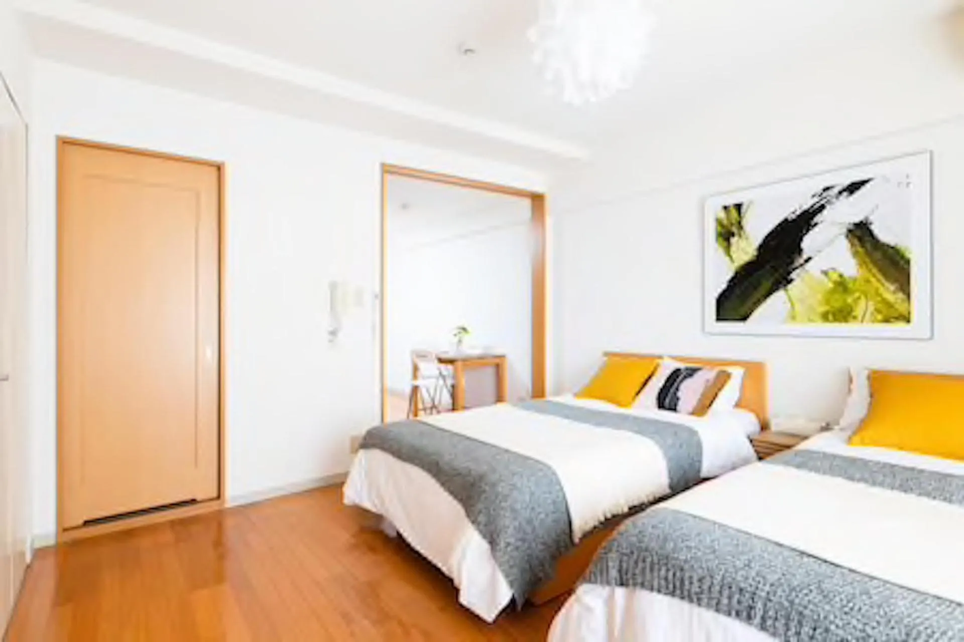 Bed in GuestHouse MIYABI