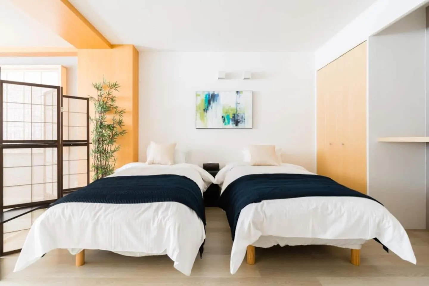 Bed in GuestHouse MIYABI