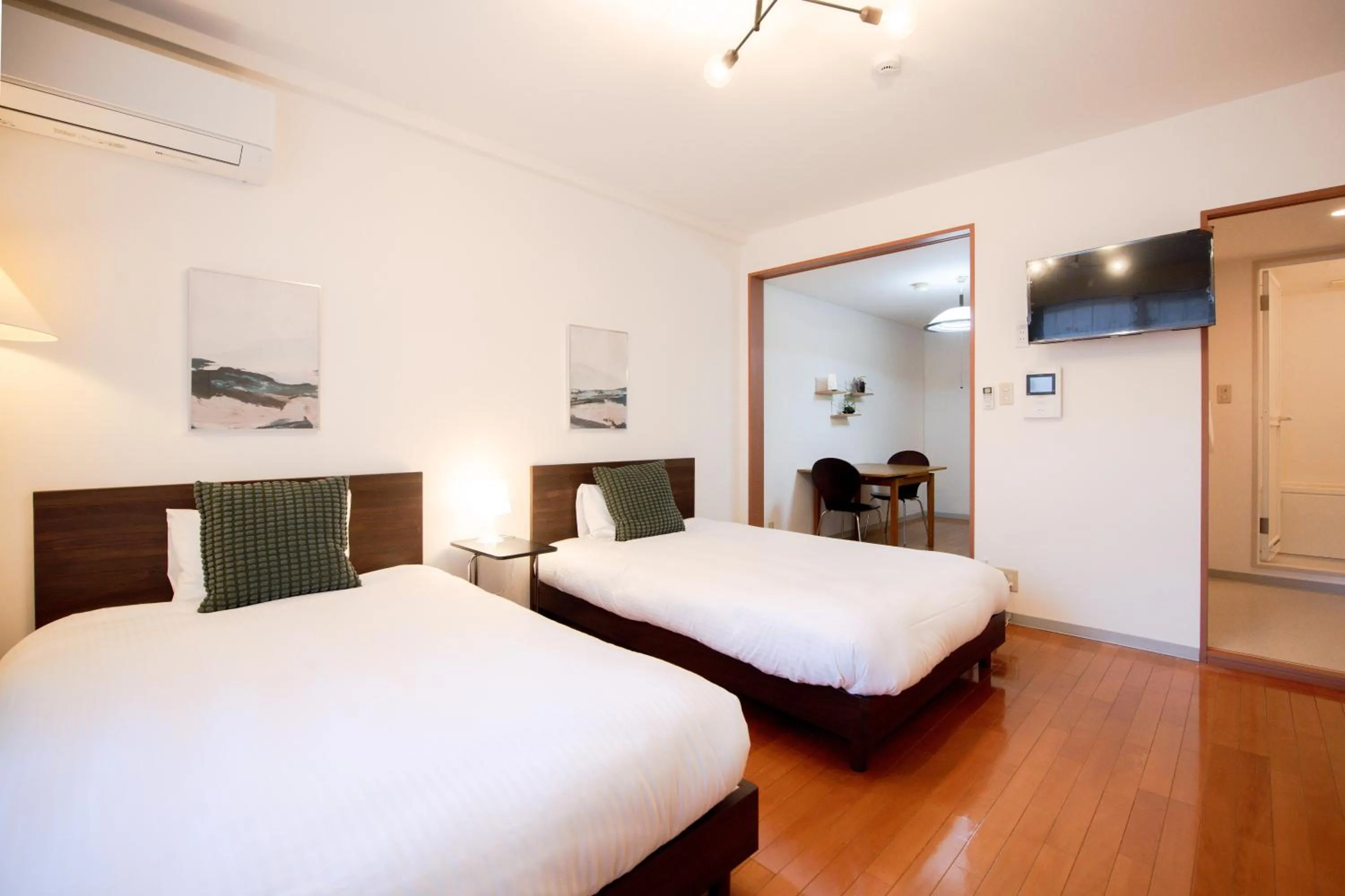 Bed in GuestHouse MIYABI