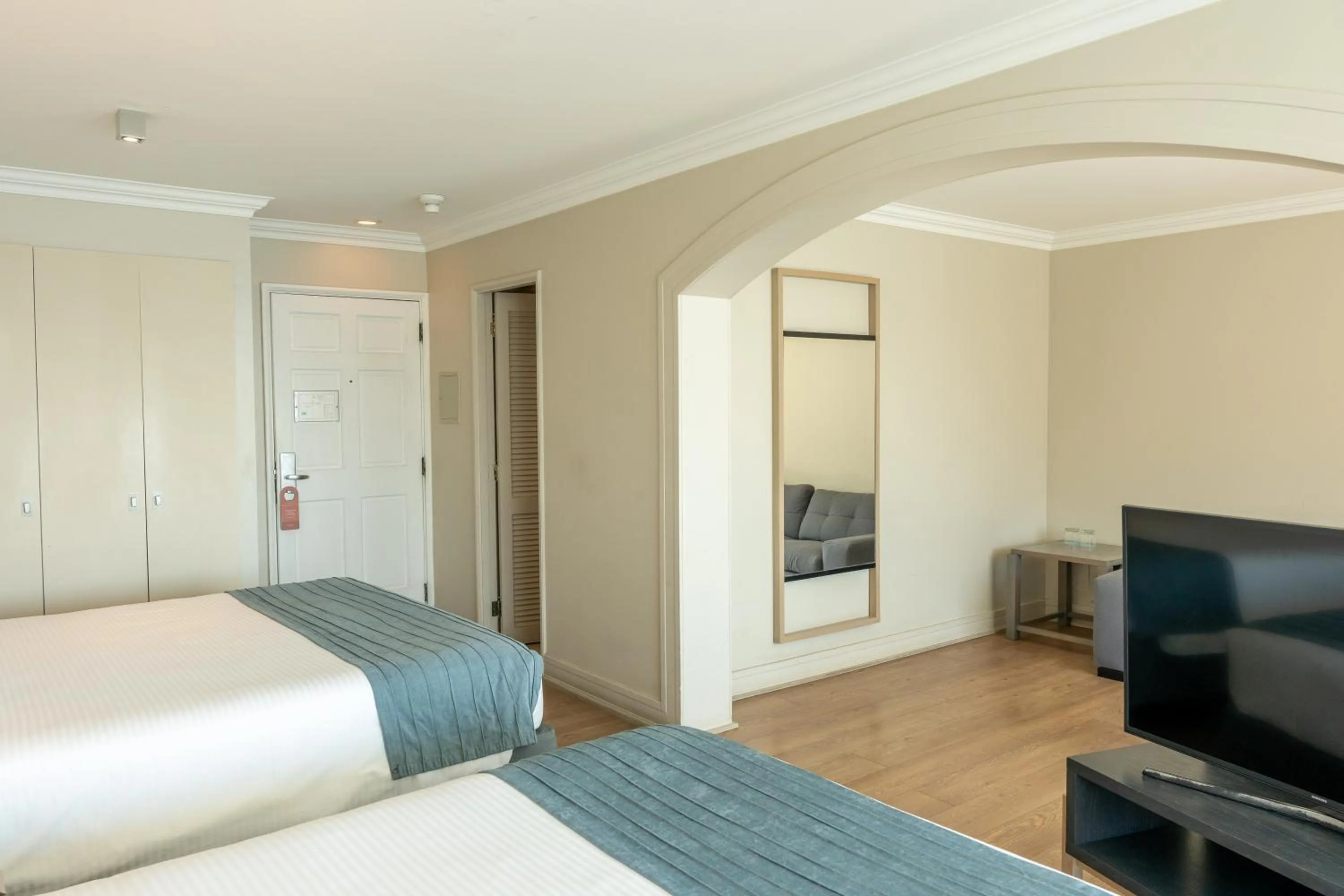 Bed in Terrado Suites Iquique