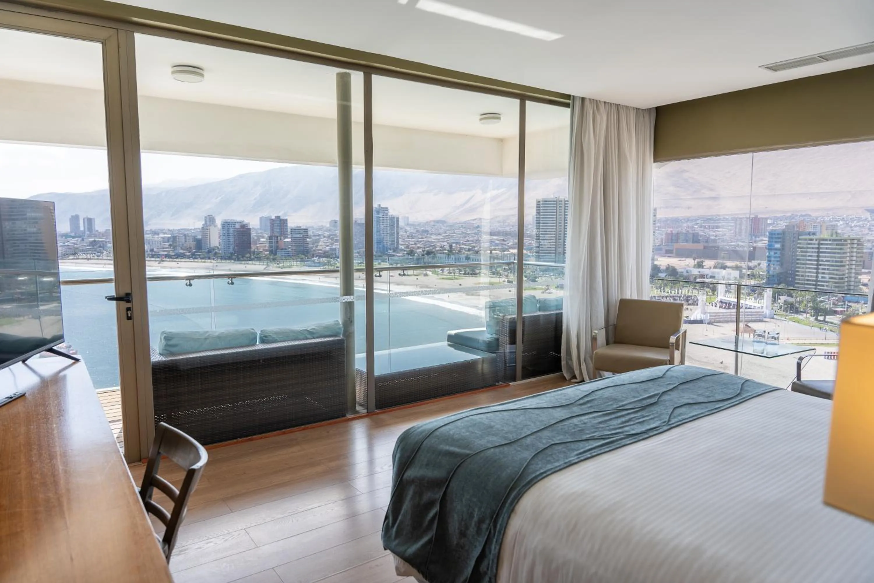 Bed in Terrado Suites Iquique