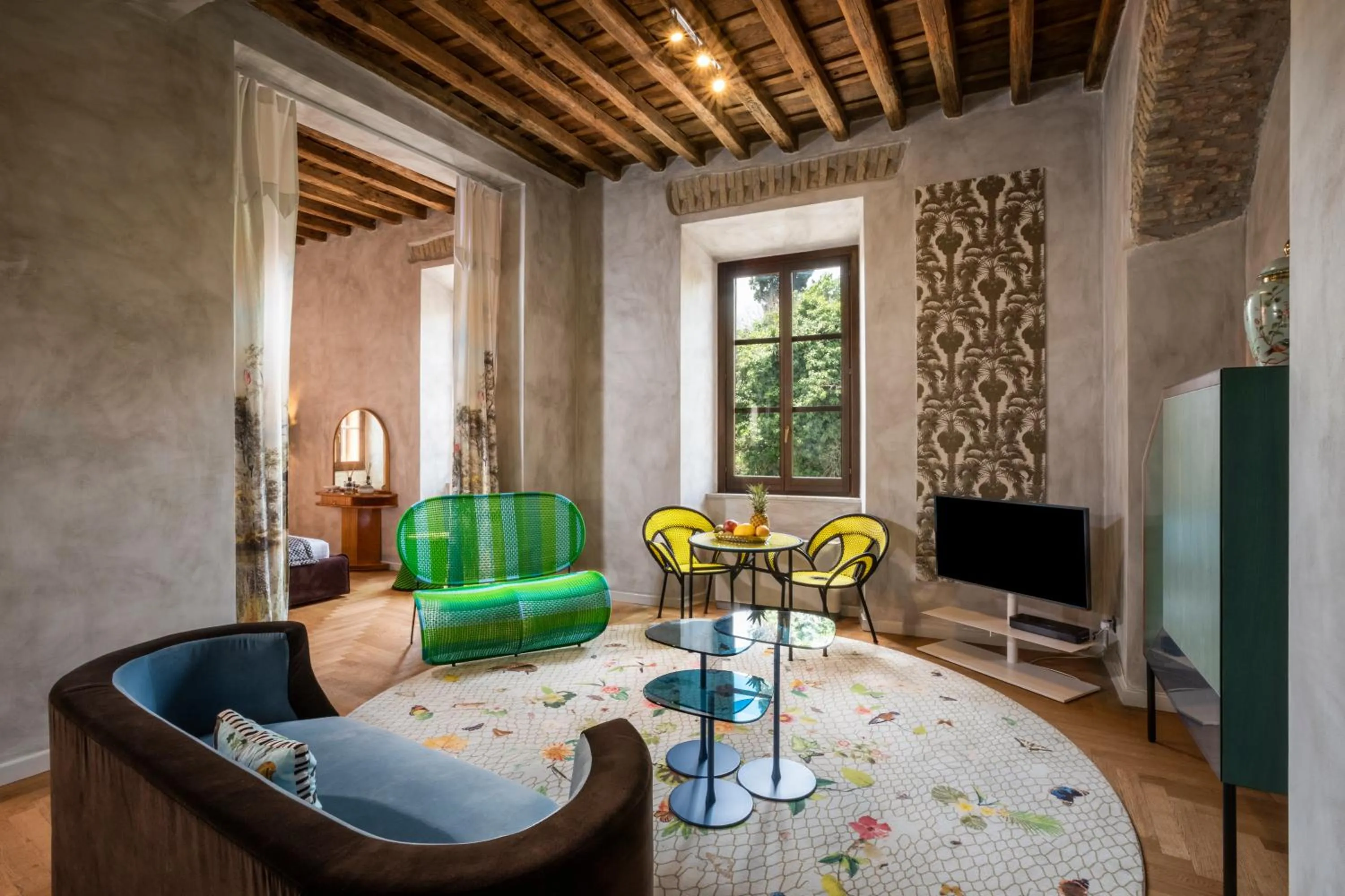 Living room in Palm Suites - Small Luxury Hotels of the World