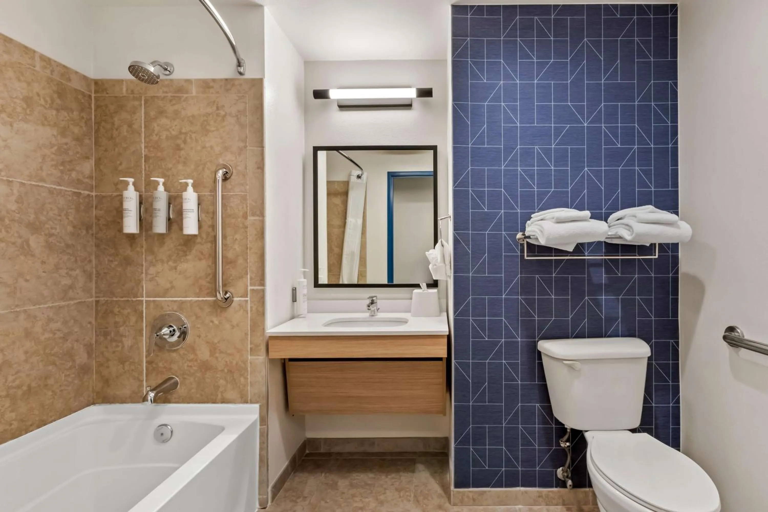 Bathroom in Spark by Hilton Phoenix East Mesa