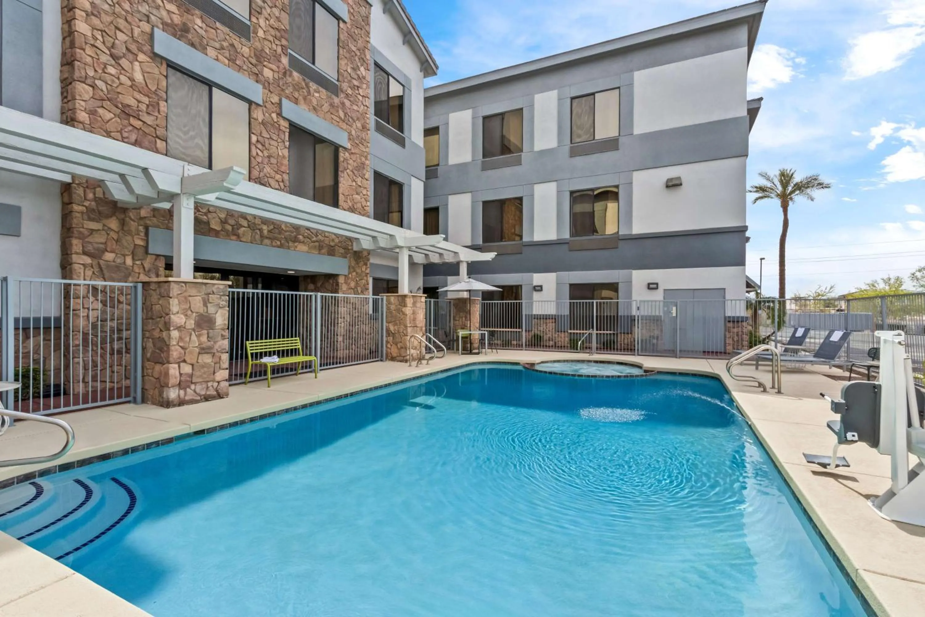 Pool view in Spark by Hilton Phoenix East Mesa