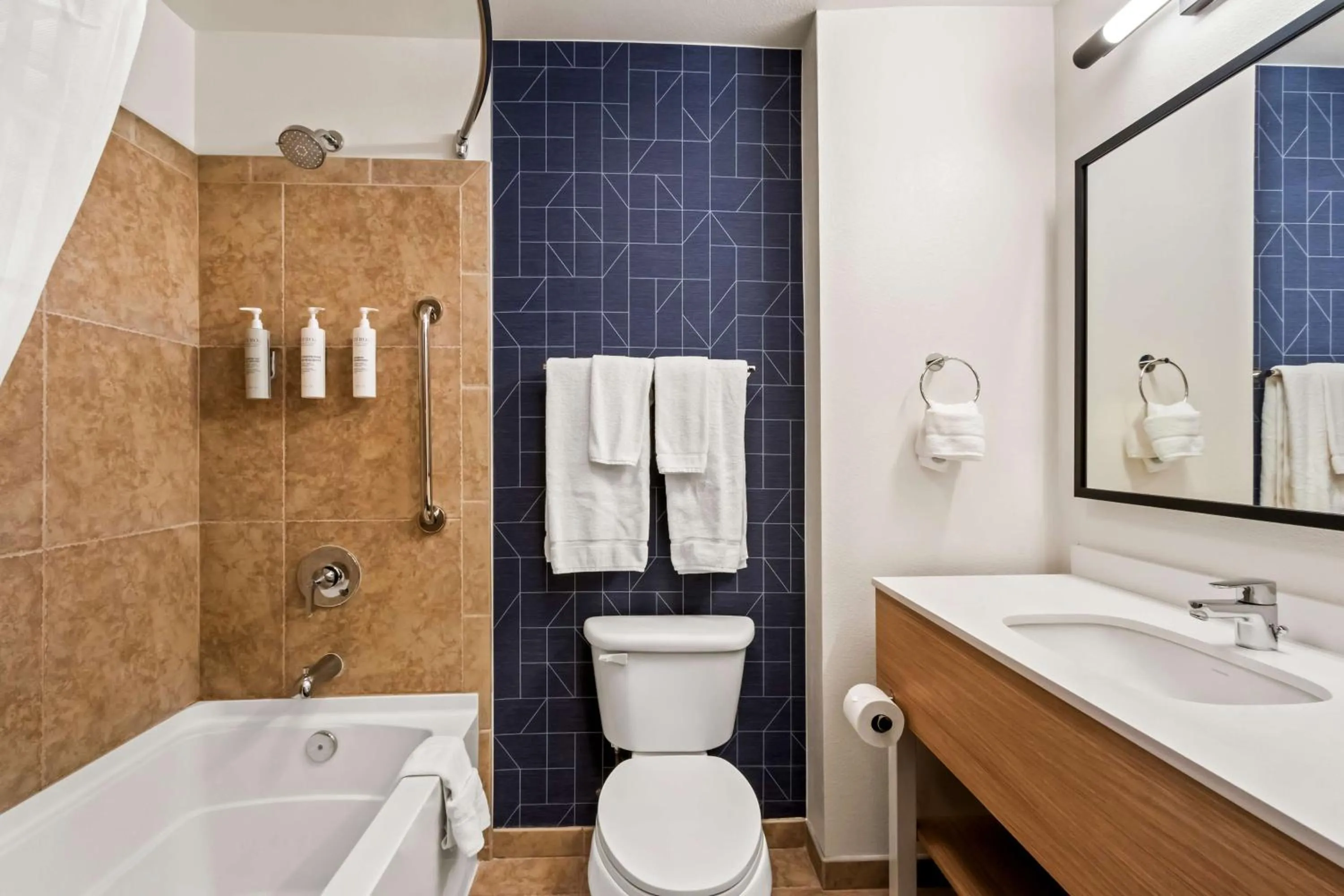 Bathroom in Spark by Hilton Phoenix East Mesa