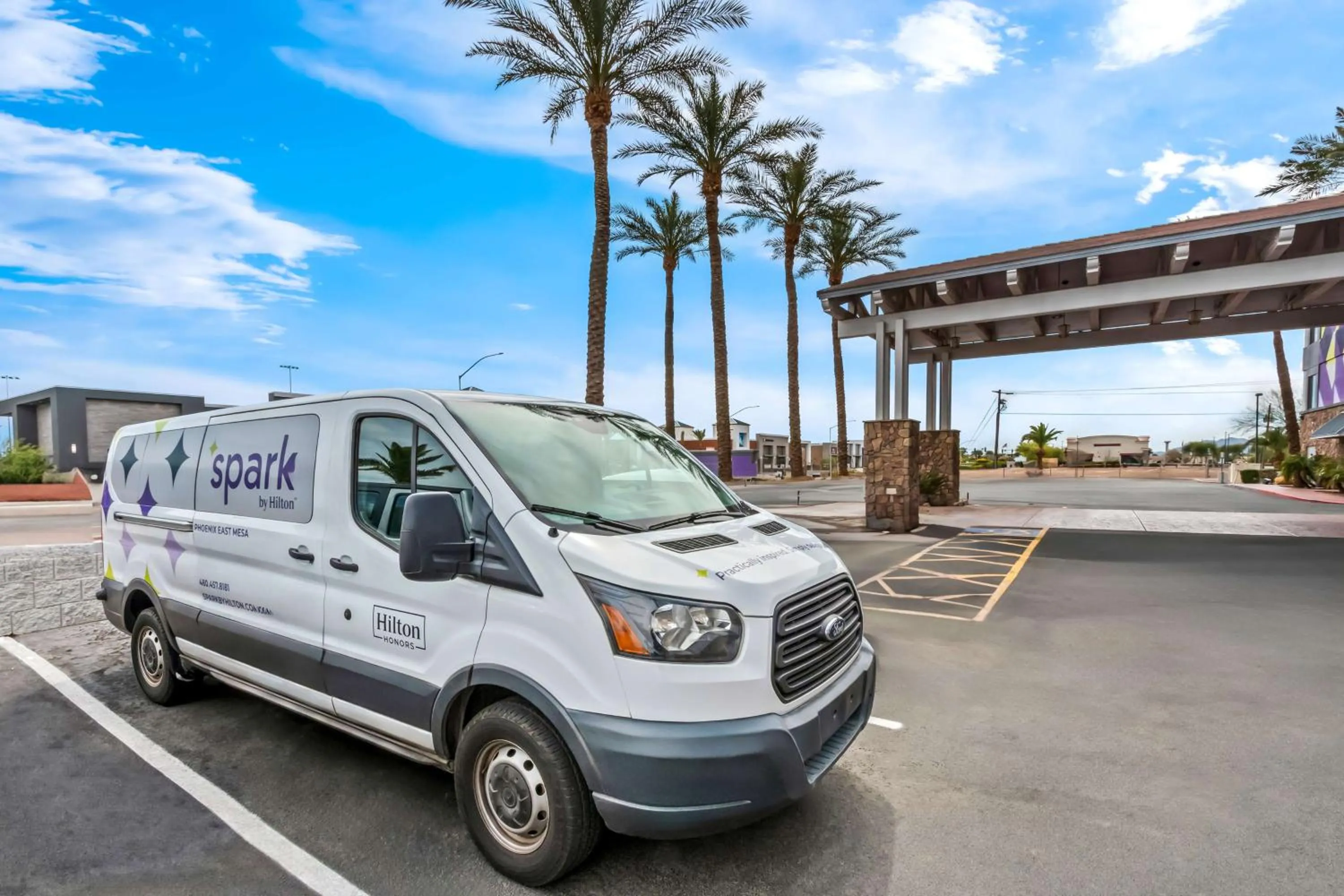 Property building in Spark by Hilton Phoenix East Mesa