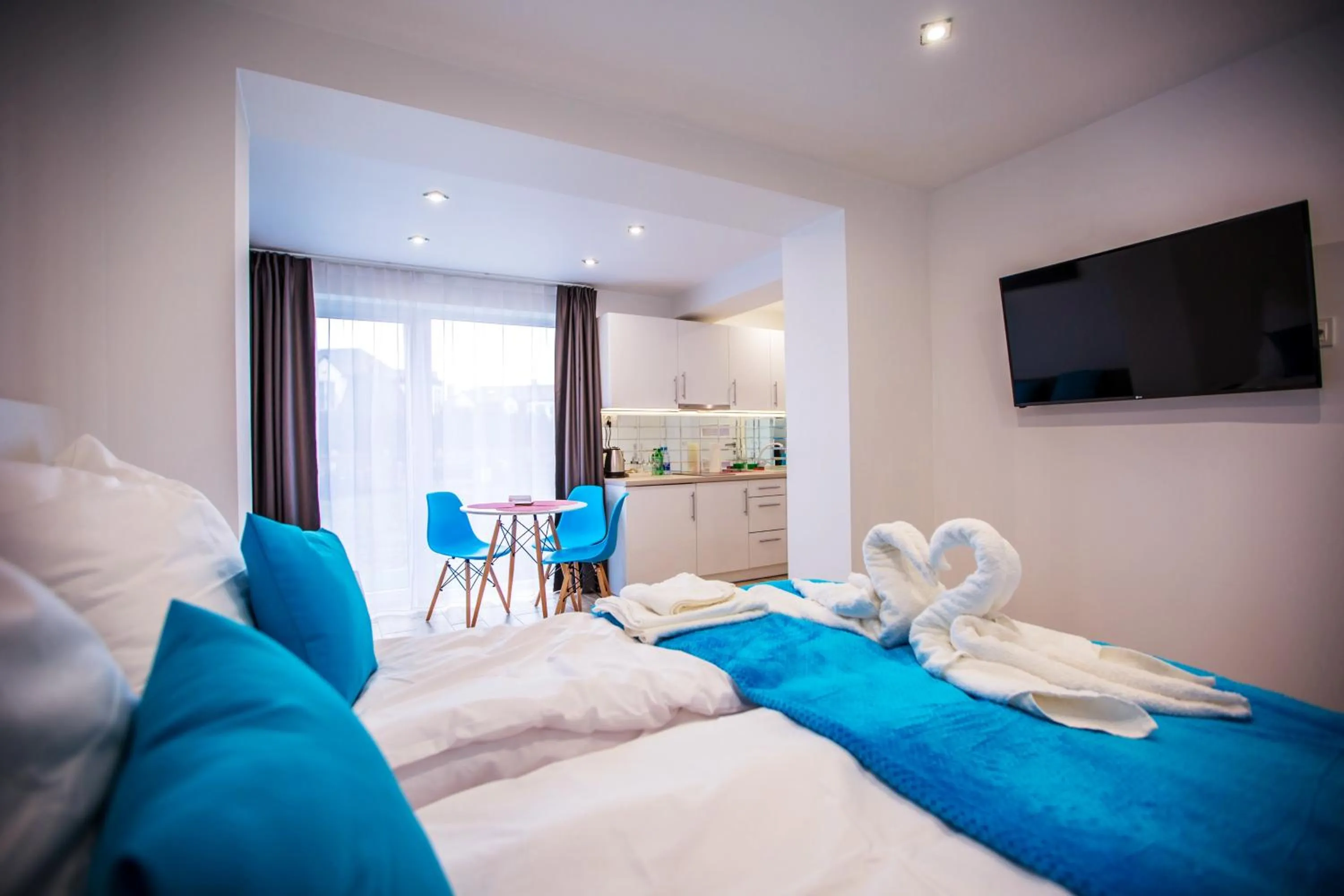 Photo of the whole room, Bed in Adonis Apartments