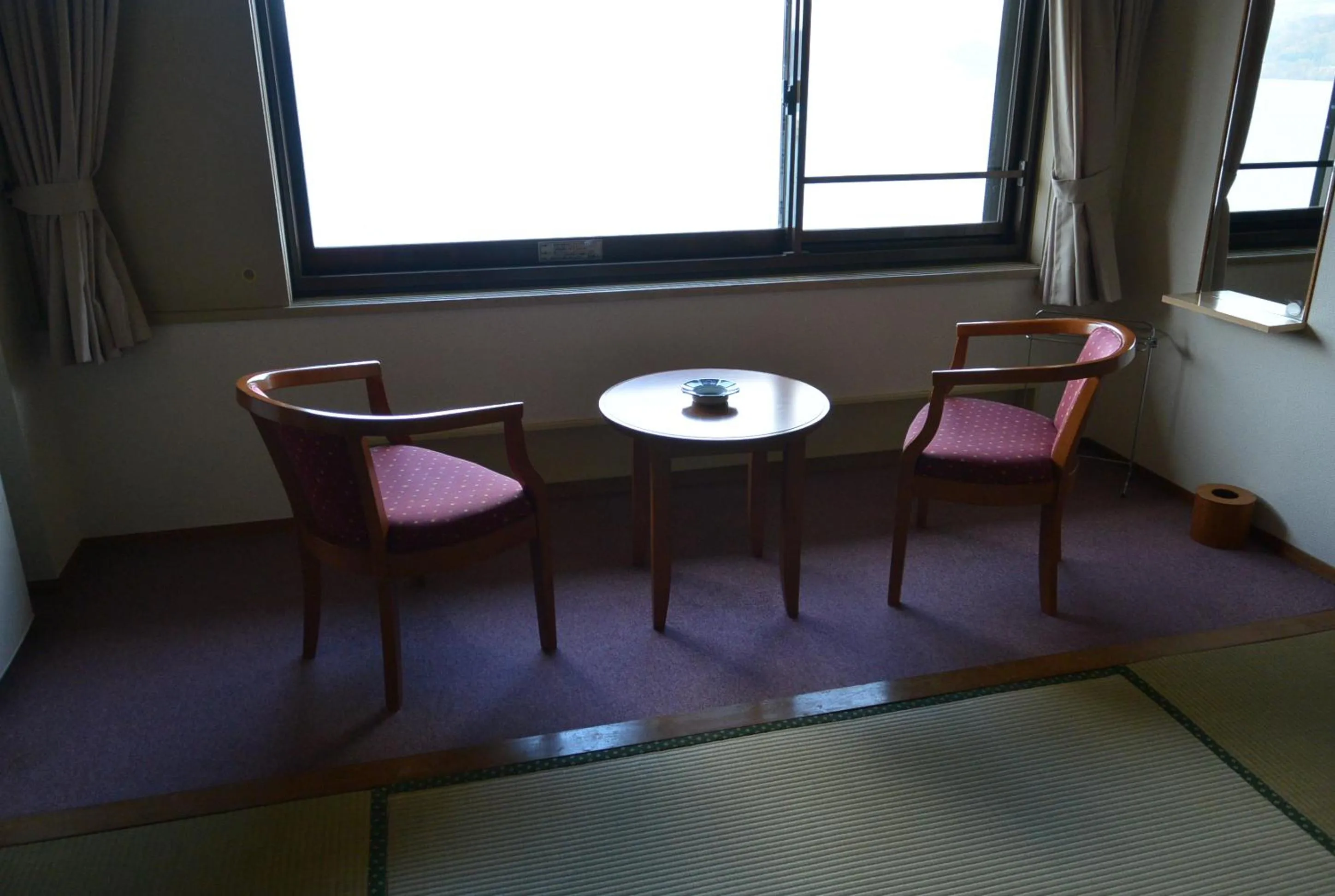 Seating area in Toya Kanko Hotel