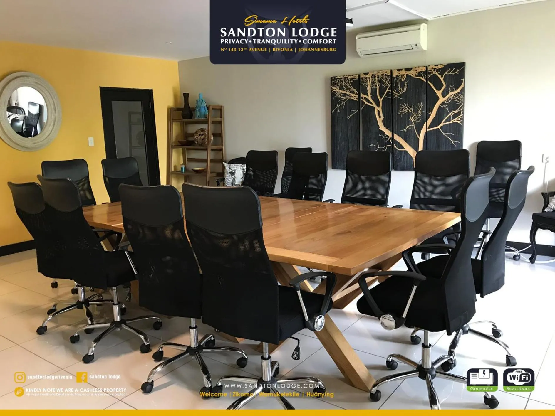 Meeting/conference room in Sandton Lodge Rivonia