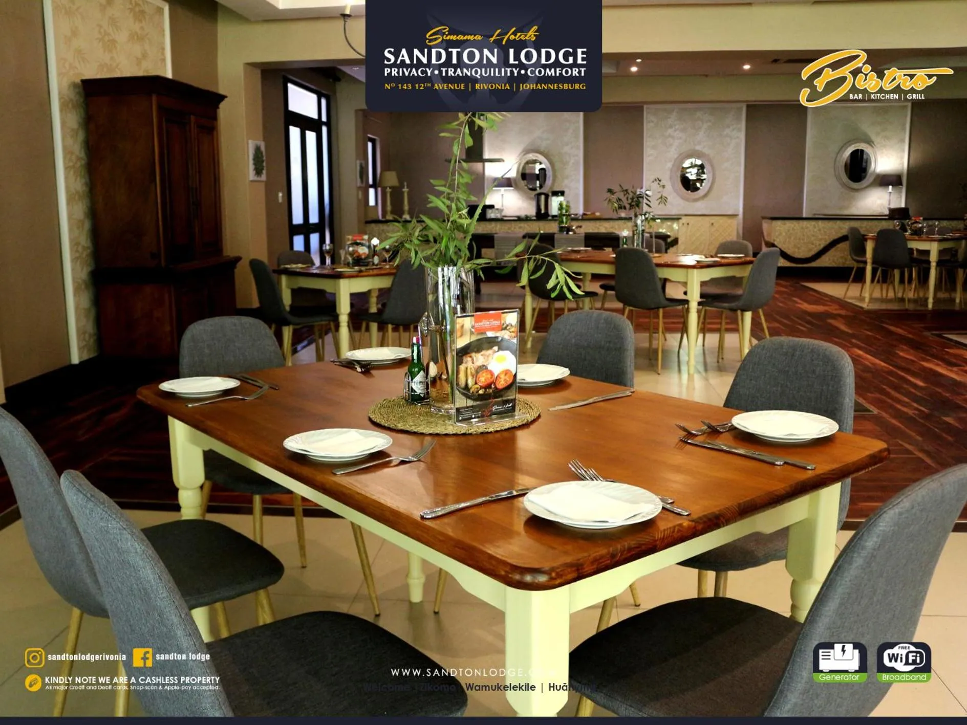 Restaurant/places to eat in Sandton Lodge Rivonia