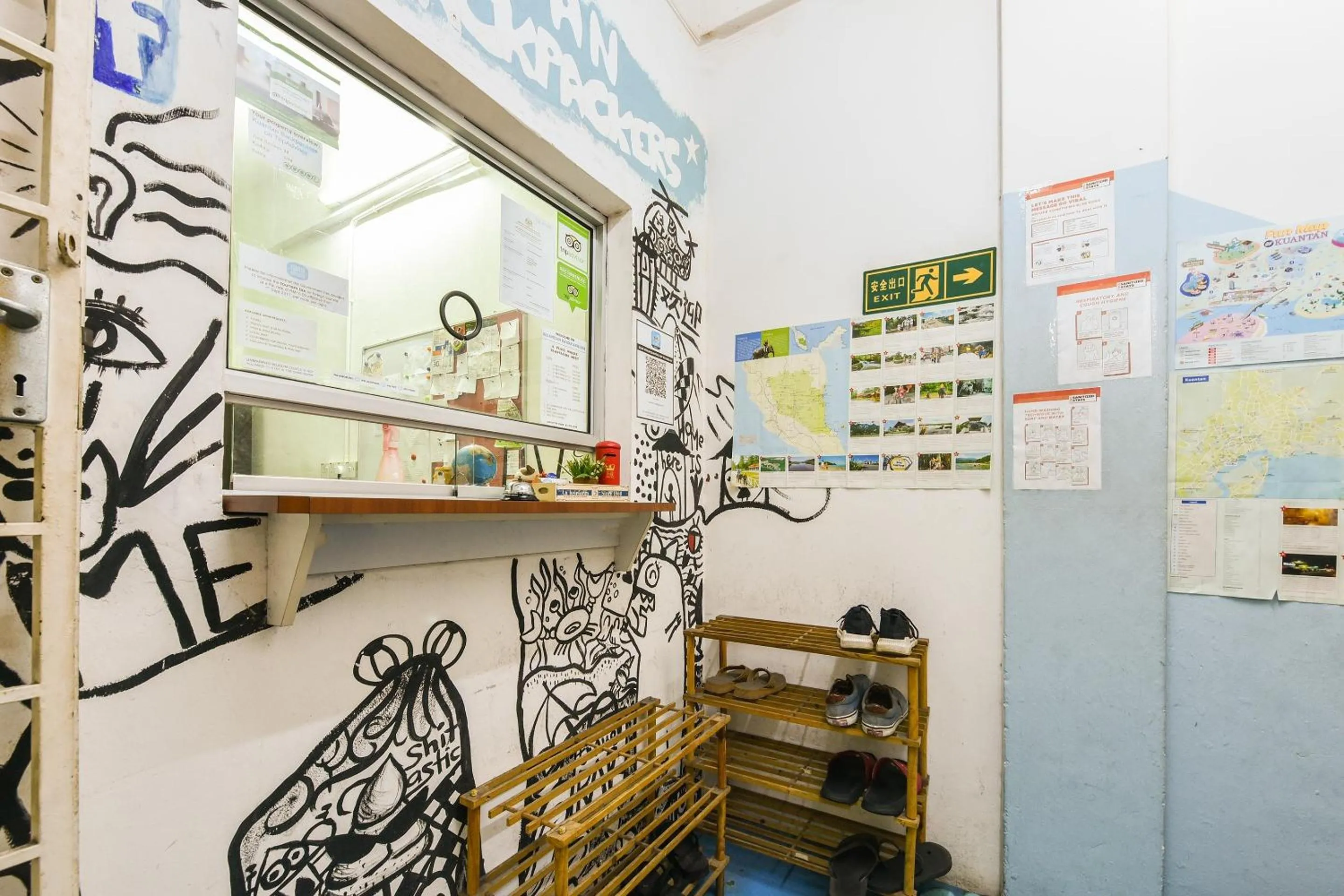 Lobby or reception in Hotel O Kuantan Backpackers