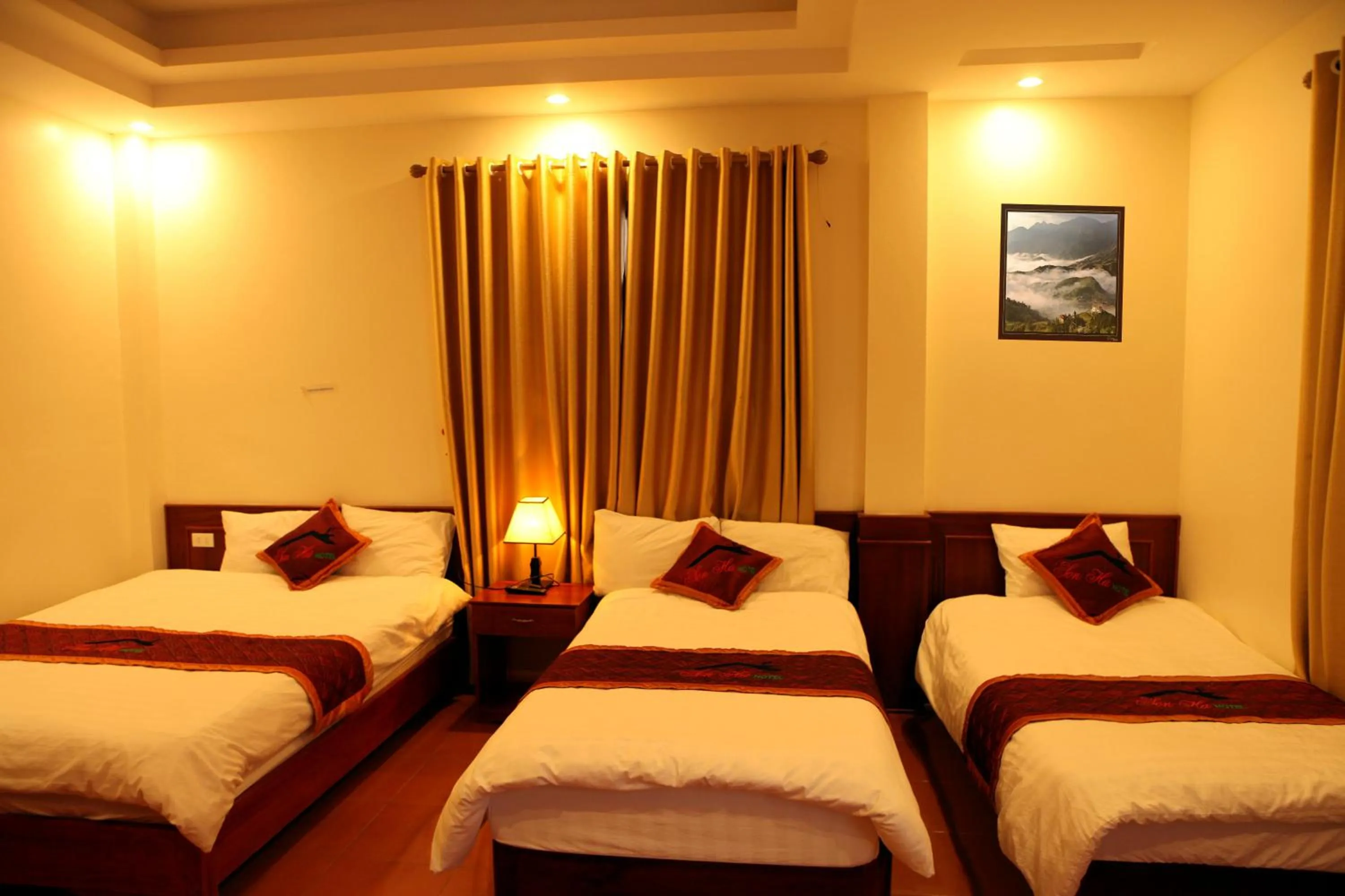 Photo of the whole room, Bed in Son Ha Hotel SAPA