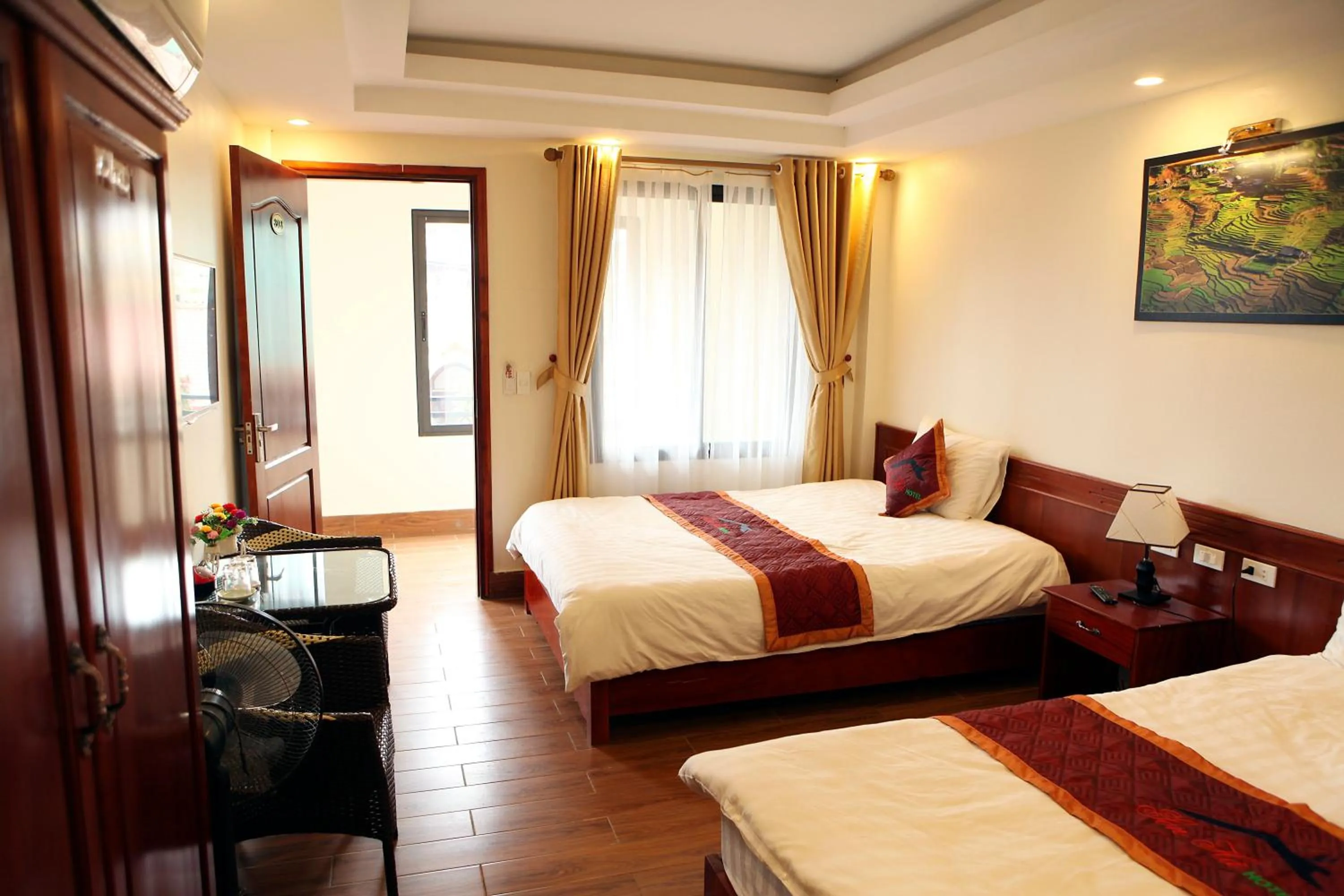 Bed in Son Ha Hotel SAPA