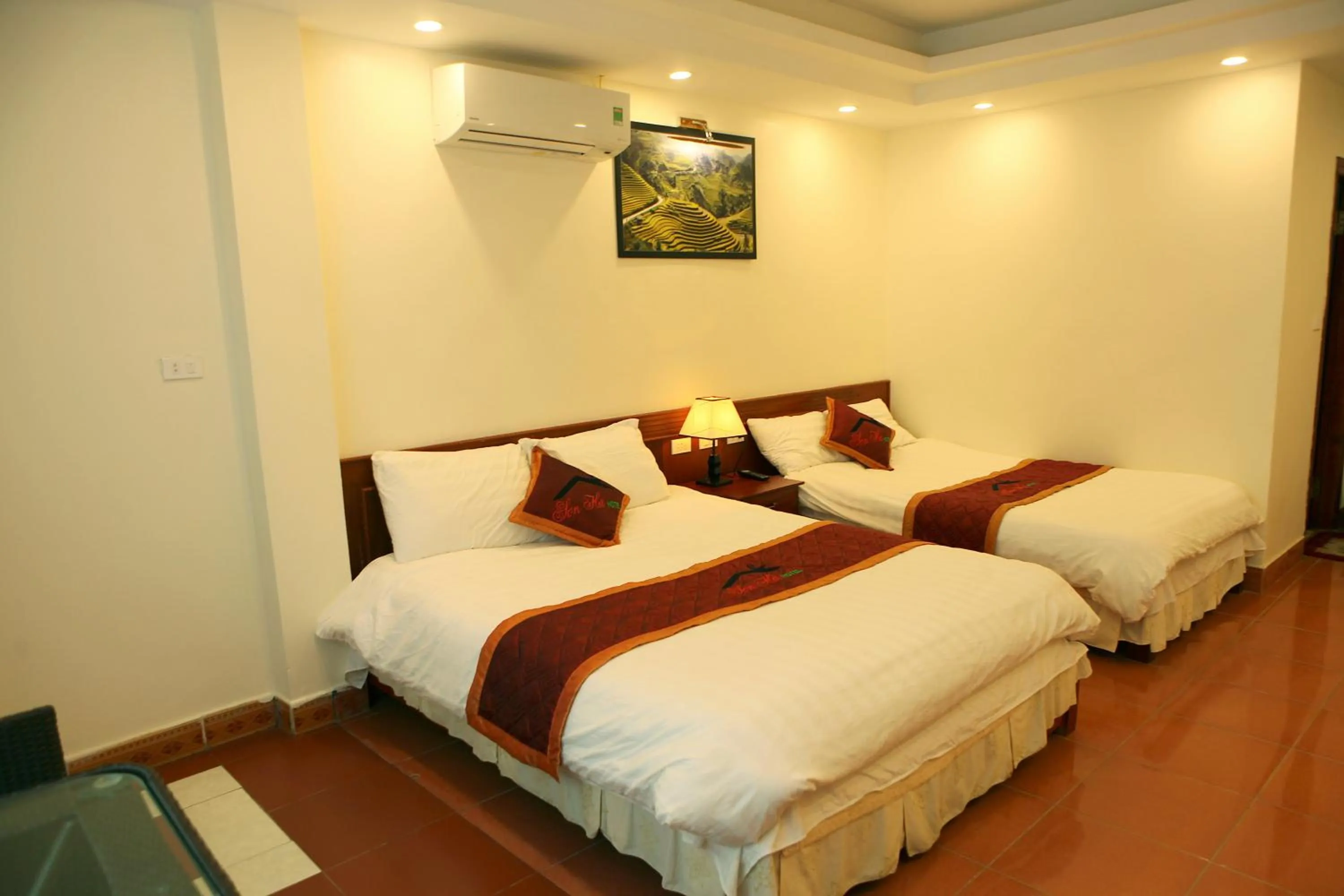 Bed in Son Ha Hotel SAPA